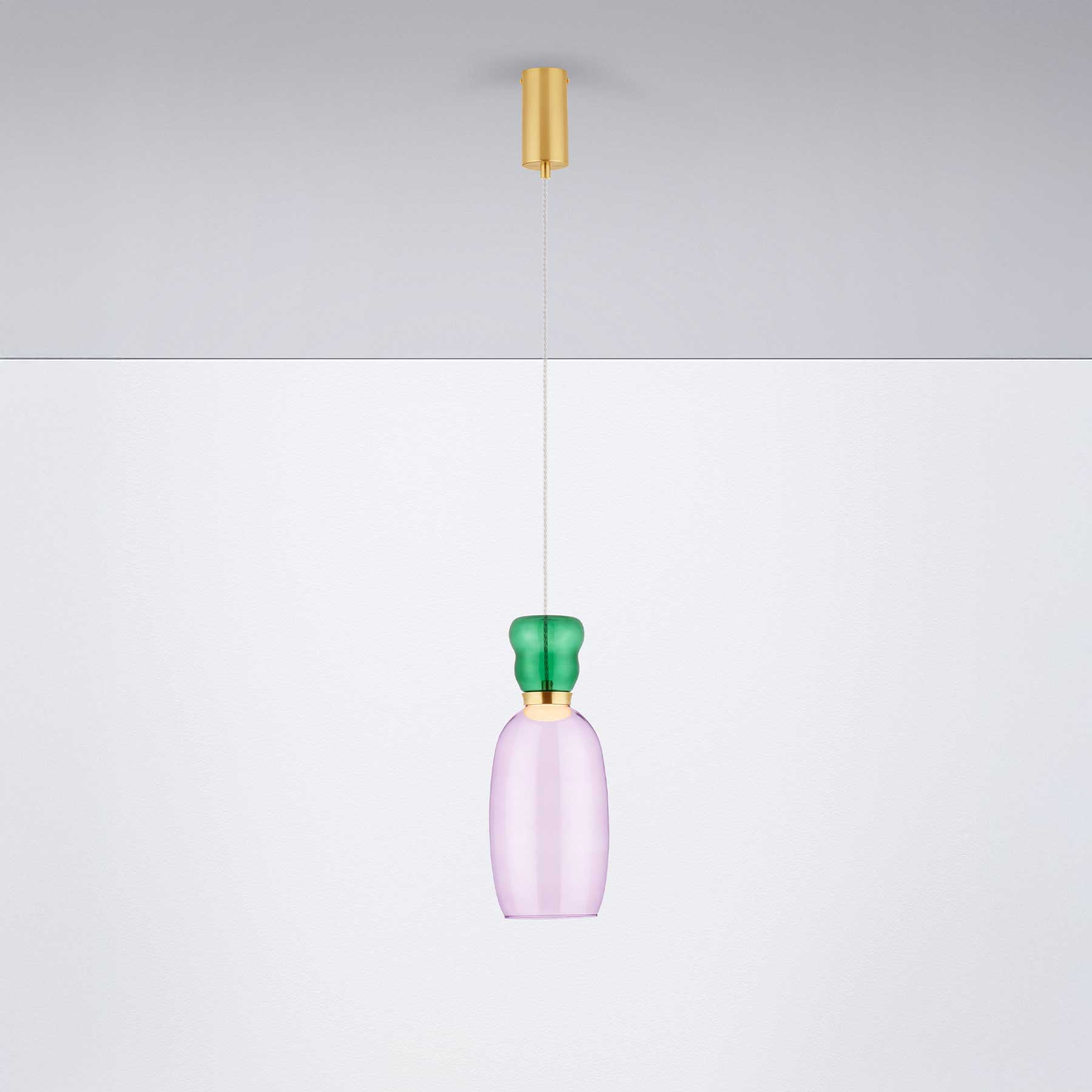 Nova Luce Pluma LED skleněné závěsné svítidlo