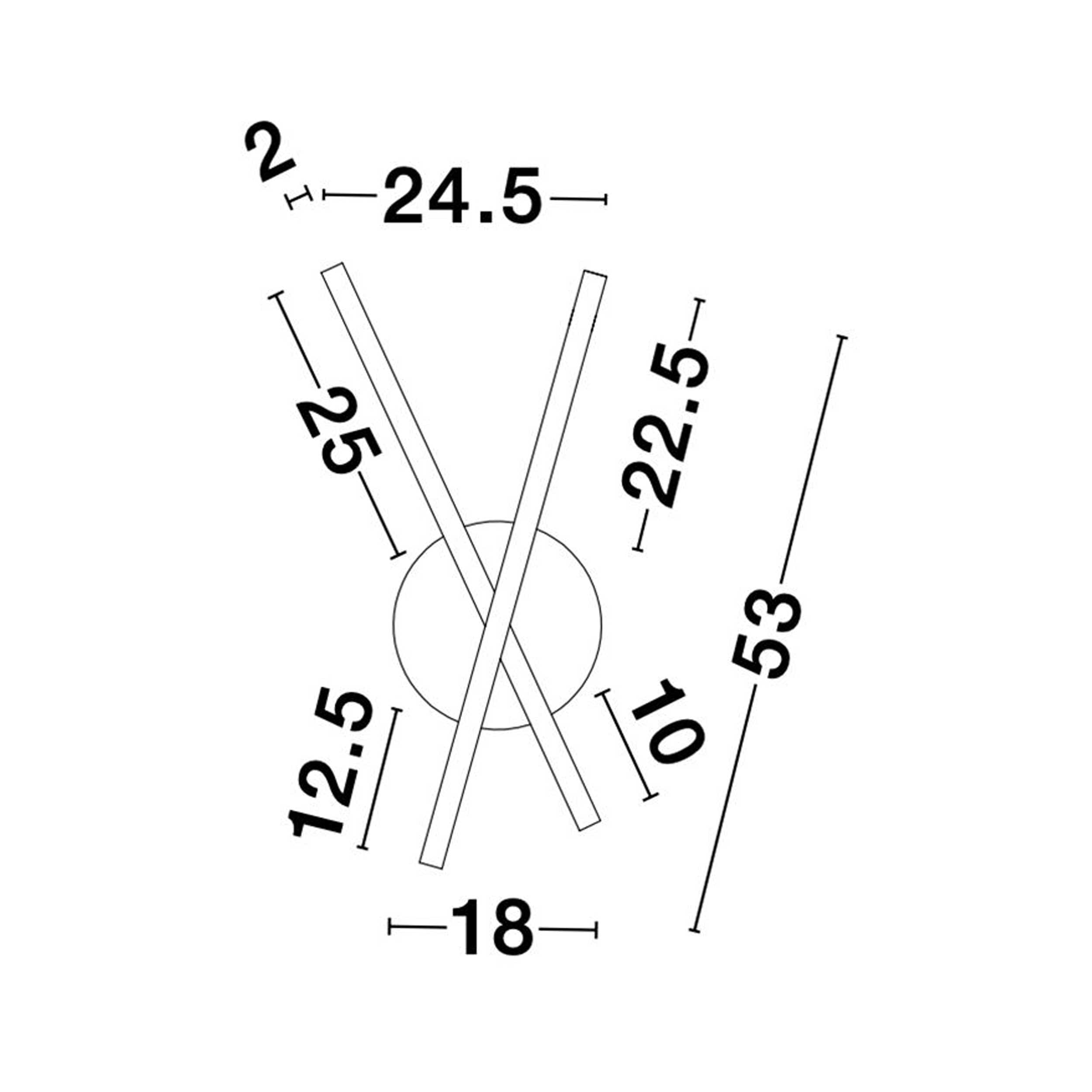 Nova Luce Reslin LED zidna svjetiljka