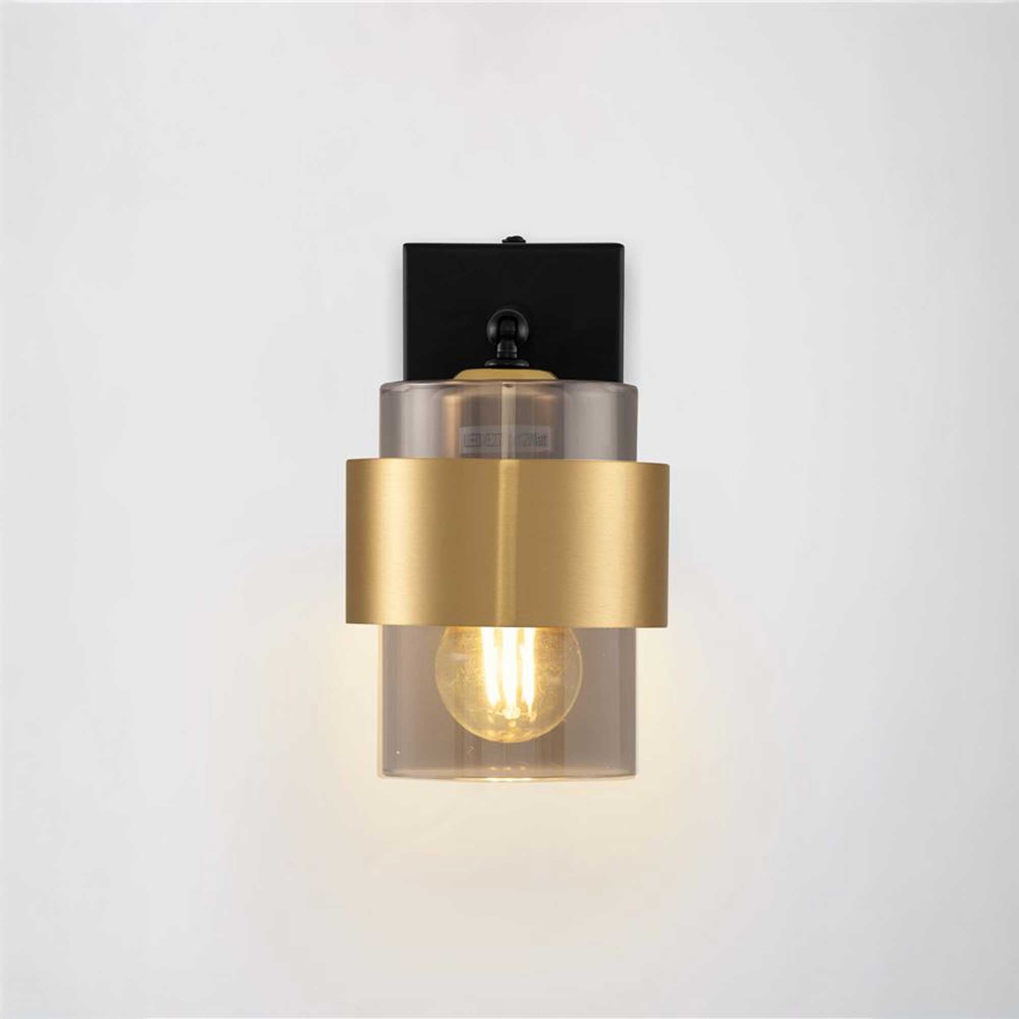 Nova Luce Sianna E27 staklena zidna svjetiljka