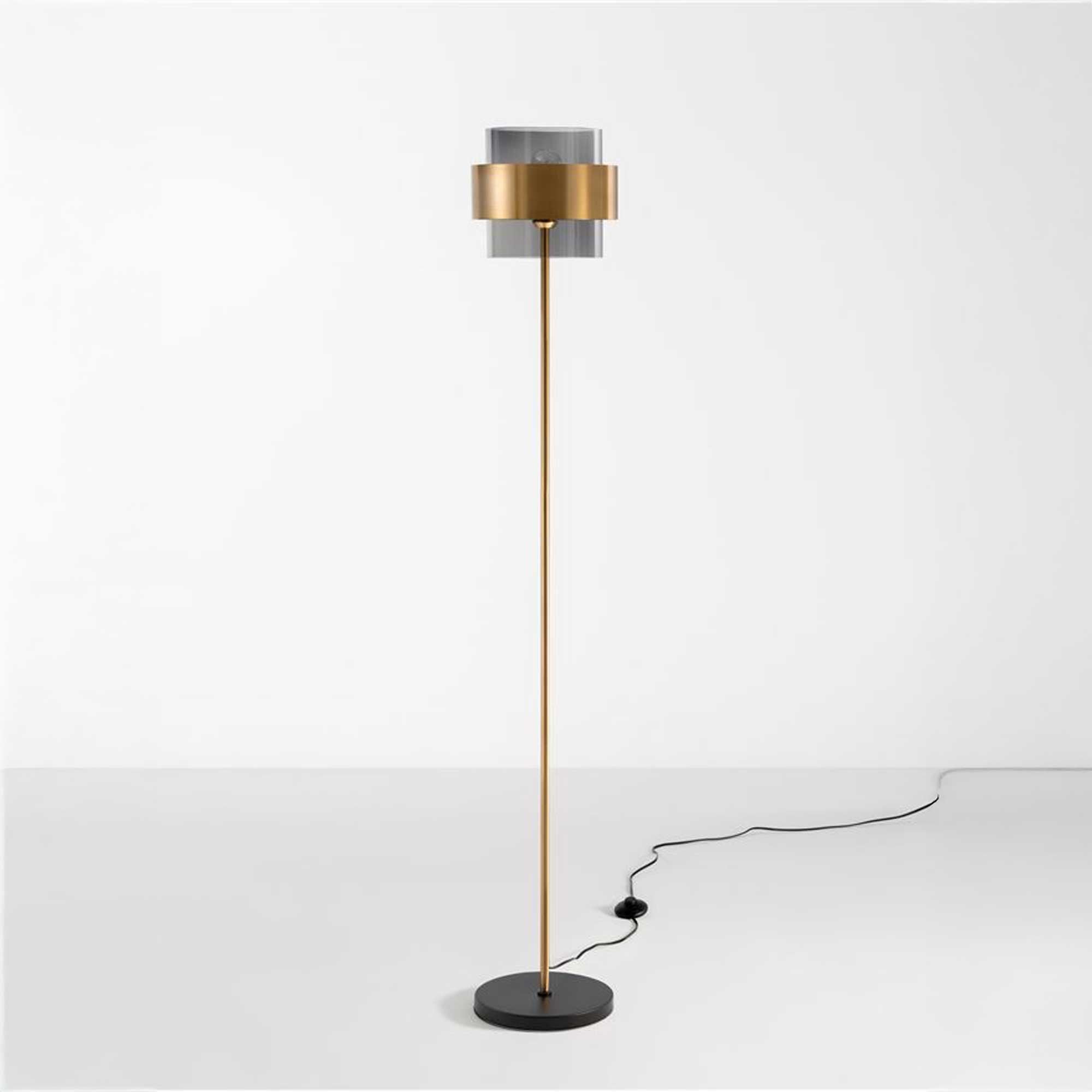 Nova Luce Sianna E27 staklena podna lampa