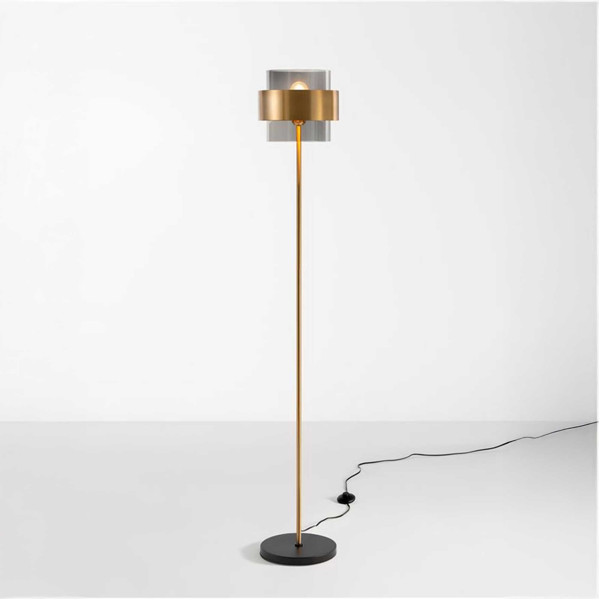 Nova Luce Sianna E27 staklena podna lampa