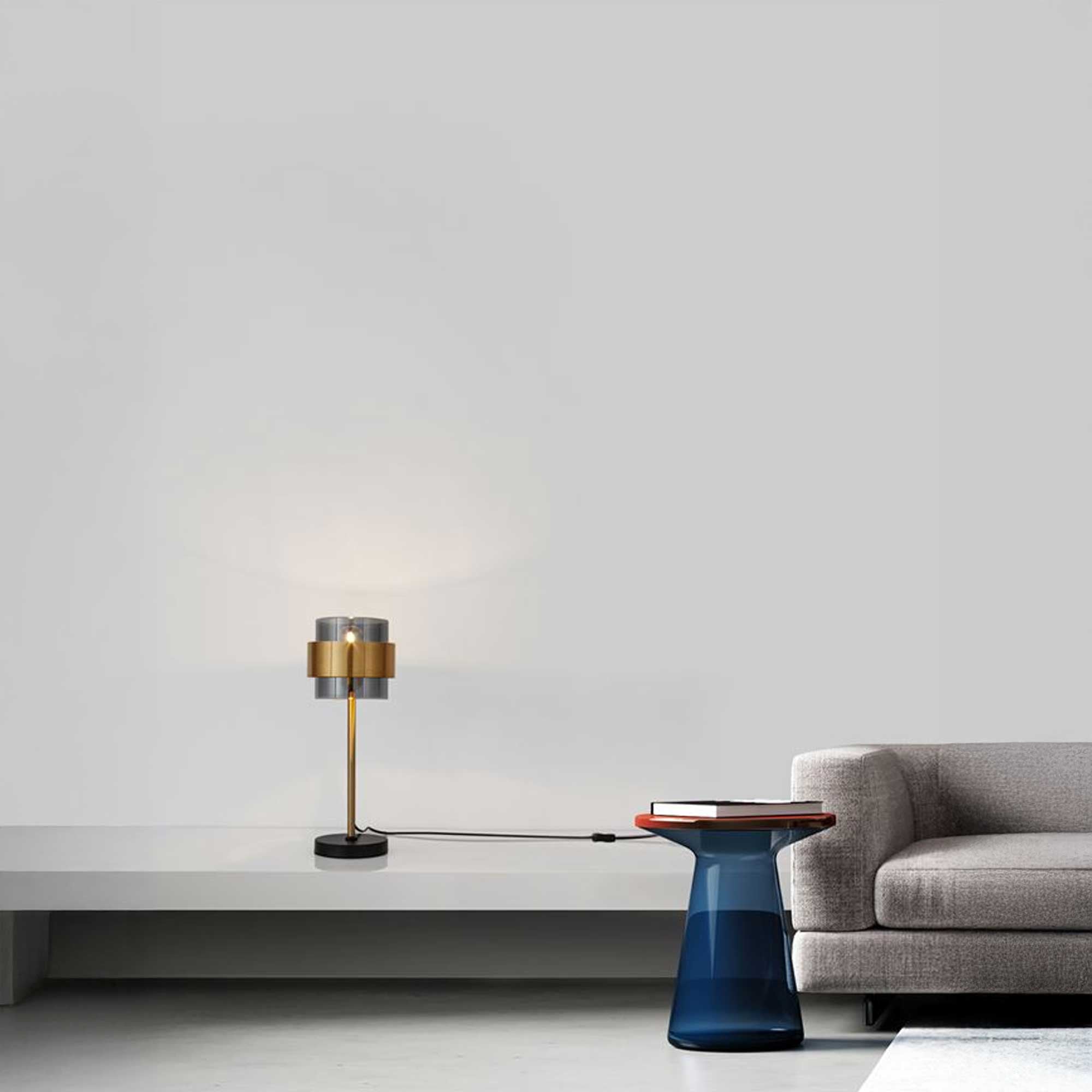 Nova Luce Sianna E27 staklena stolna lampa