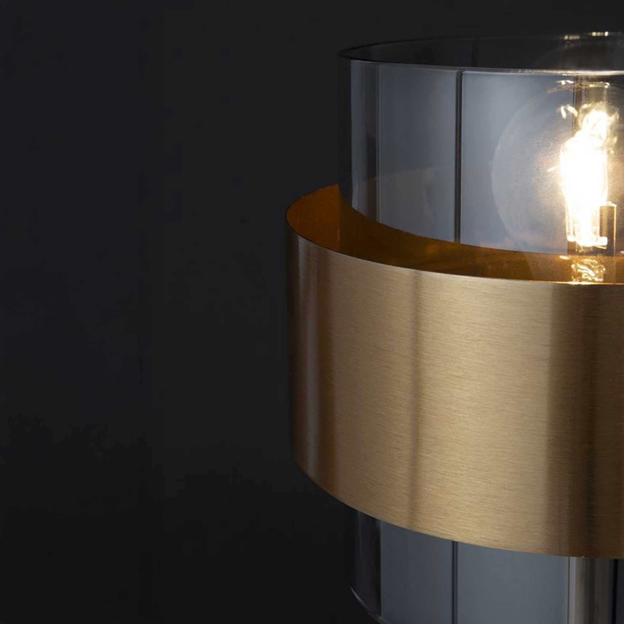 Nova Luce Sianna E27 staklena stolna lampa