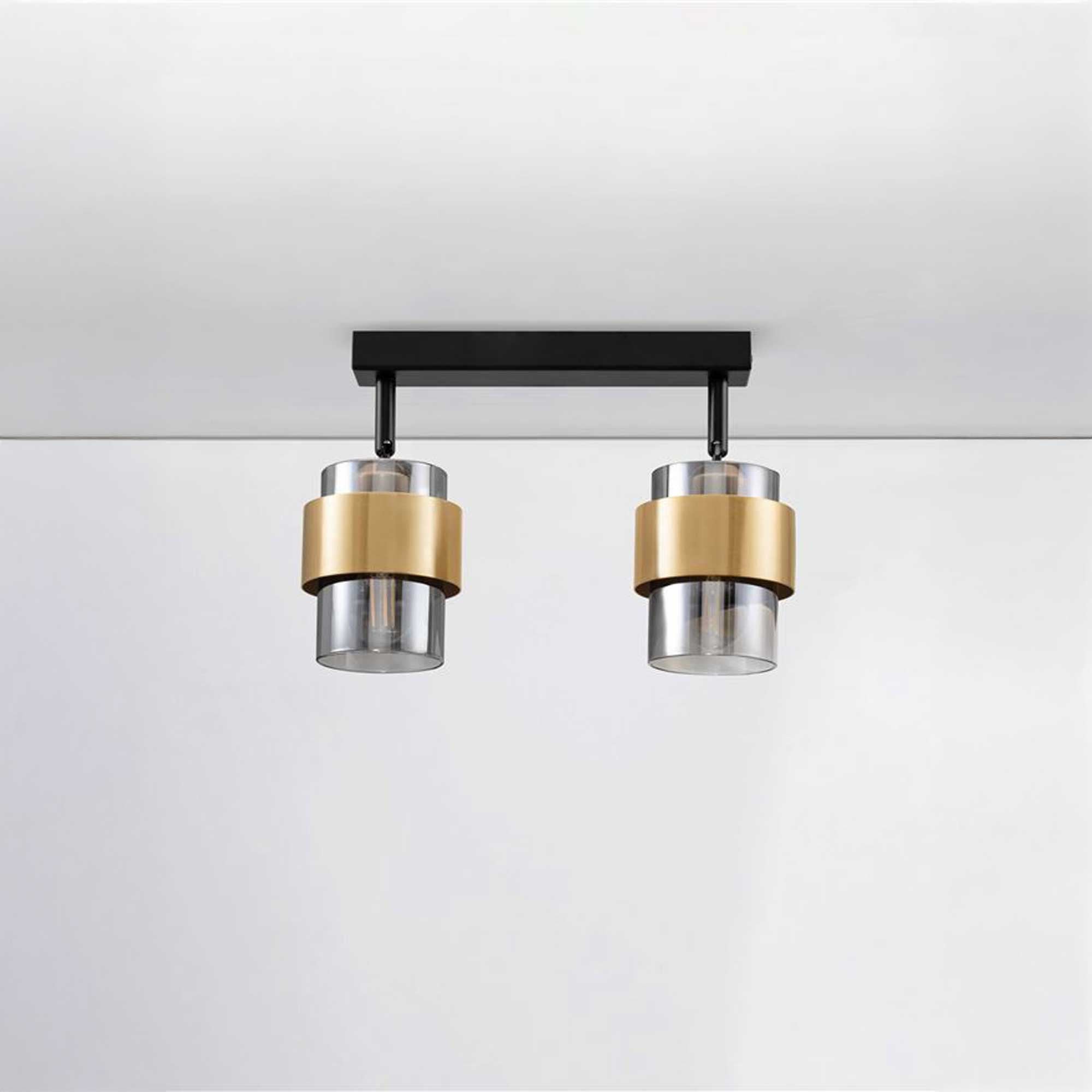 Nova Luce Sianna E27 staklena stropna svjetiljka