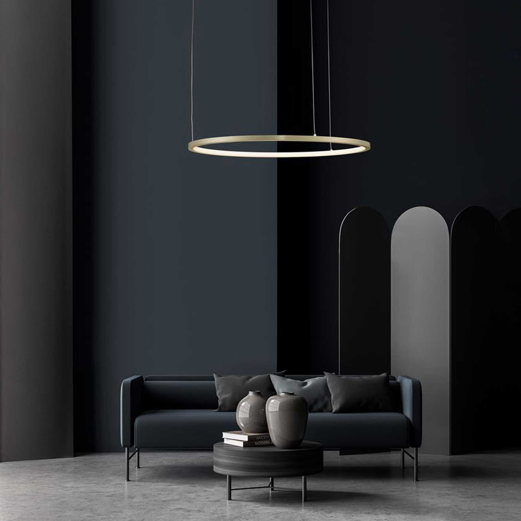 Nova Luce Tarquin LED kruhové závěsné svítidlo