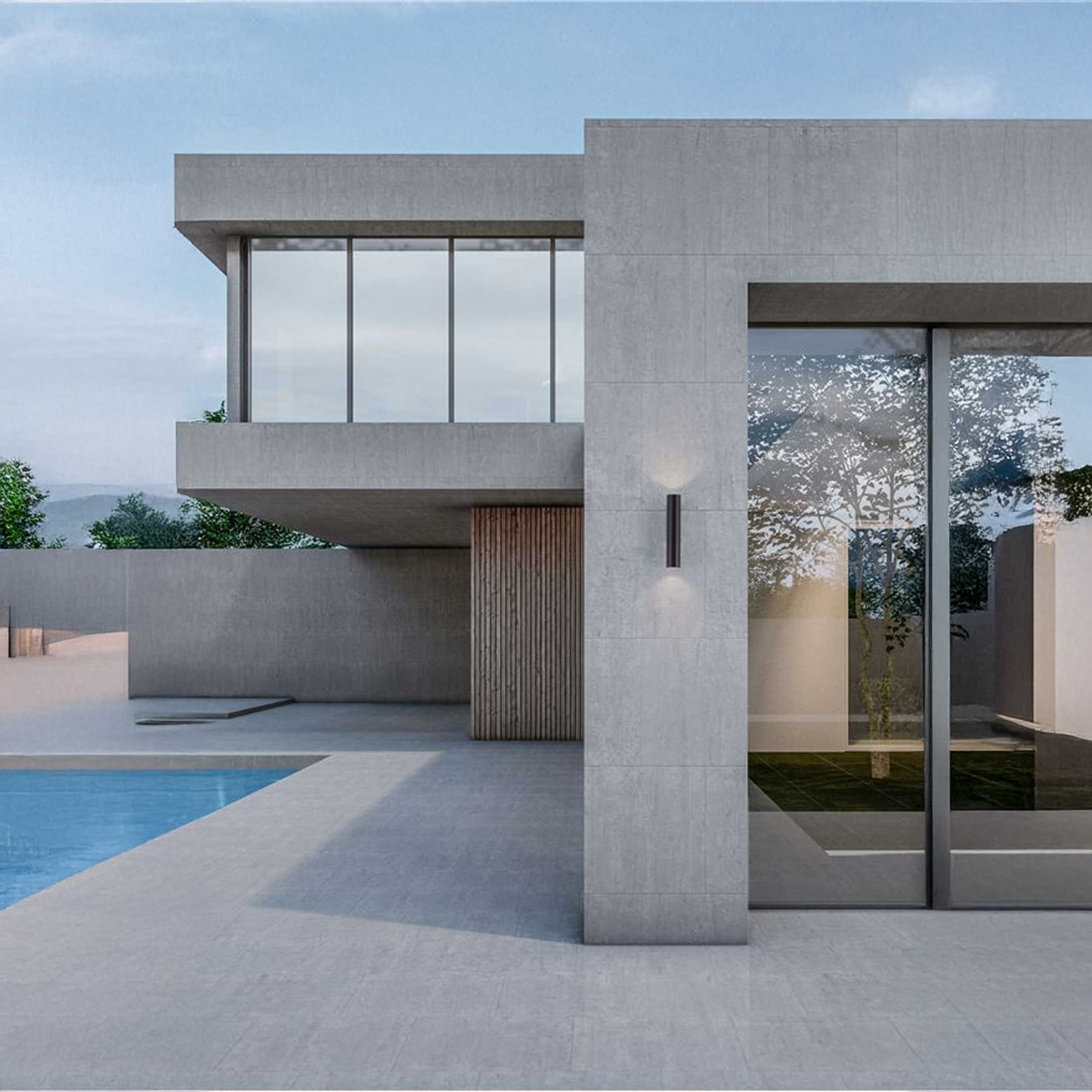 Nova Luce Torrin ovalna zidna svjetiljka IP65