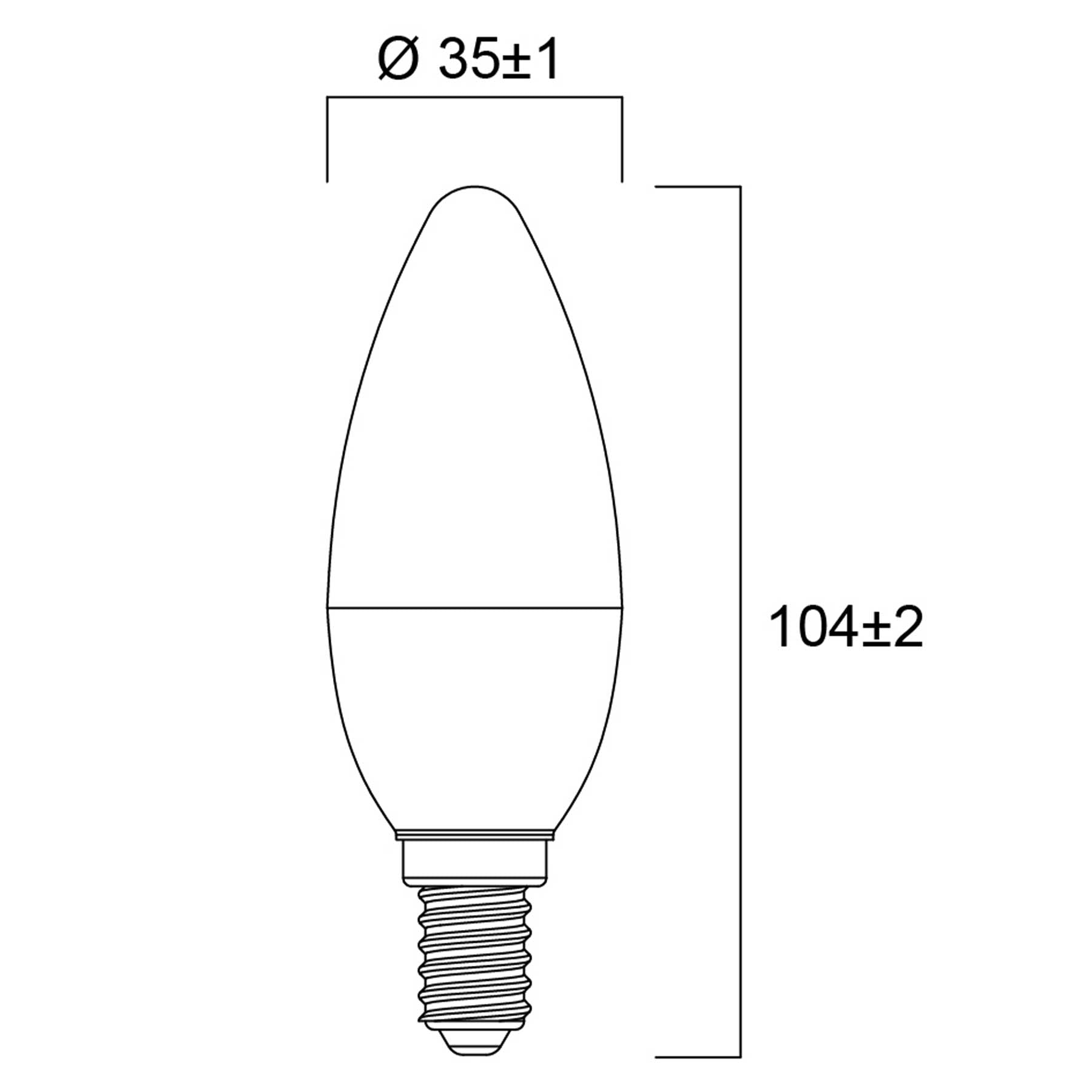 LED žárovka Sylvania ToLEDo Candle E14 806lm 2700K