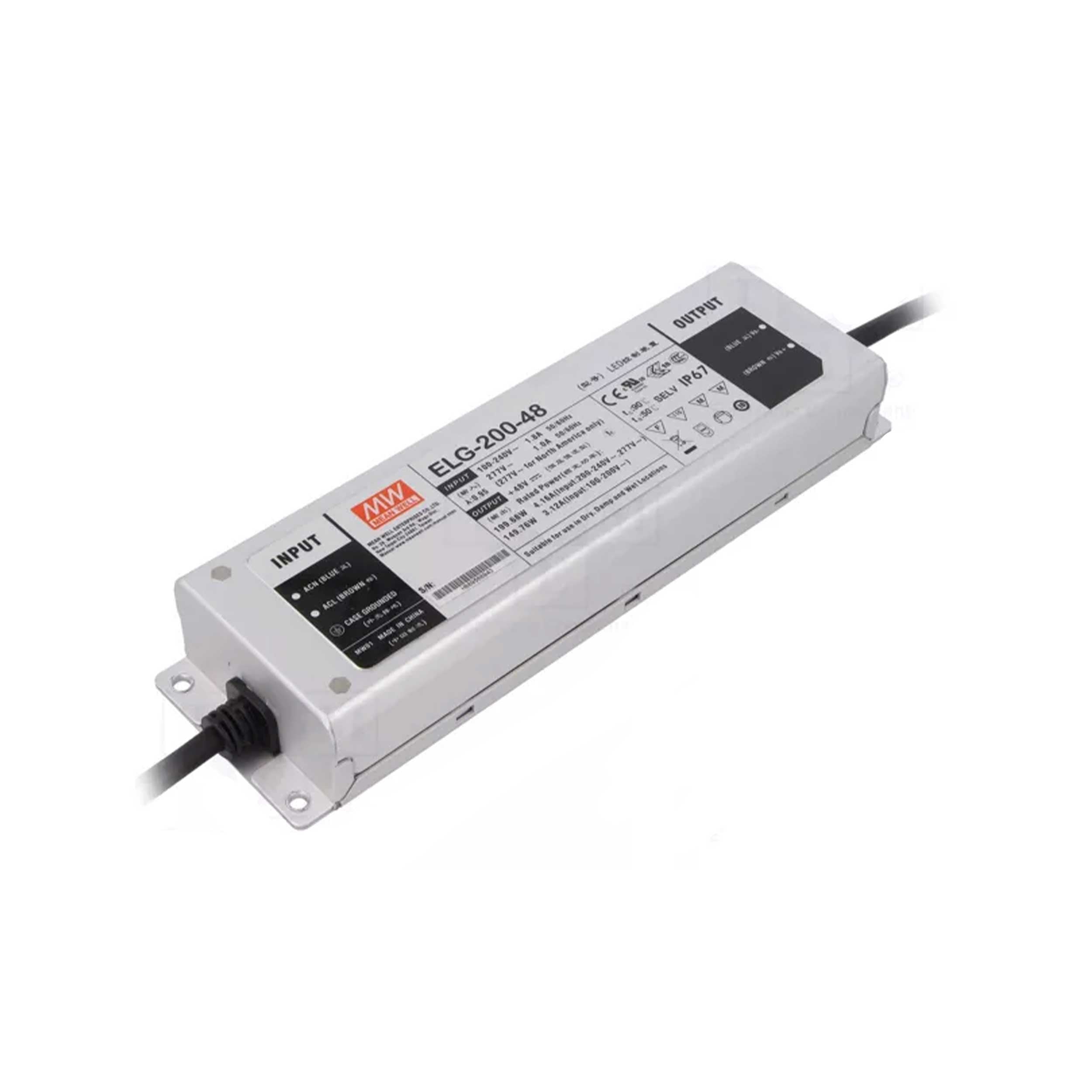 Prekidačko napajanje - ELG-200-48 Mean Well IP67