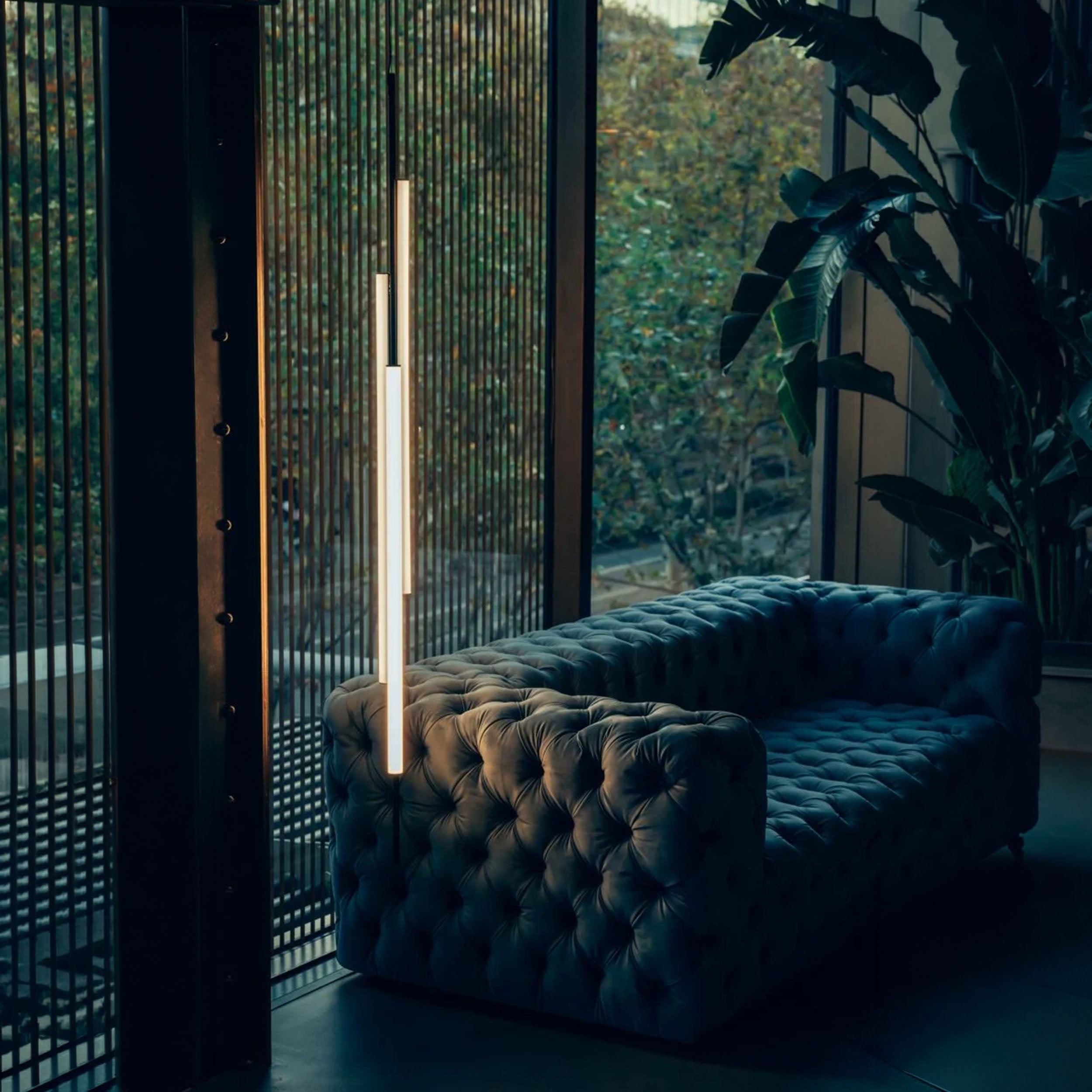 Marset Ambrosia V3 LED zlatna ugradbena vertikalna viseća svjetiljka