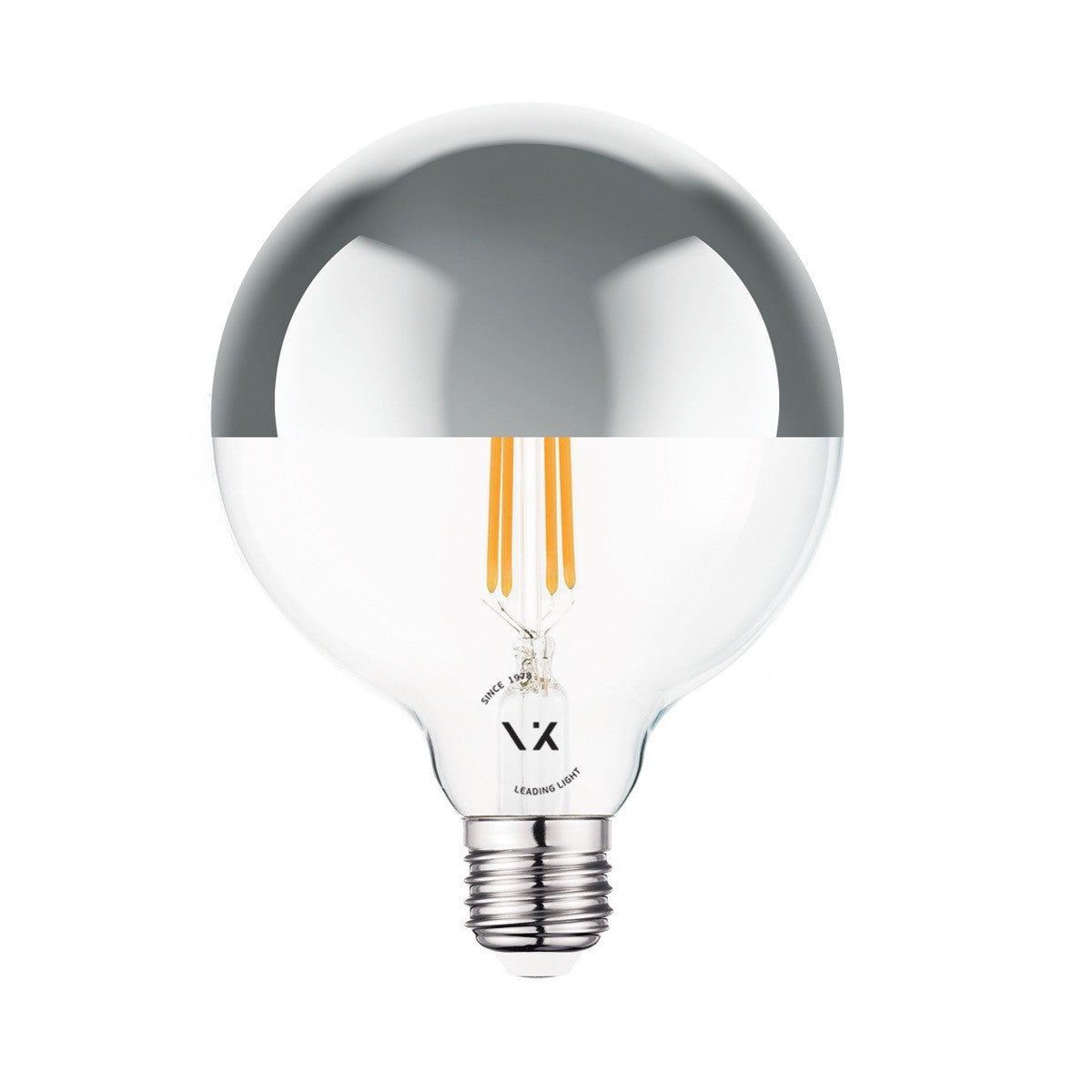 VK Light Globo Filament Silver E27 2700K 7W prigušiva LED žarulja