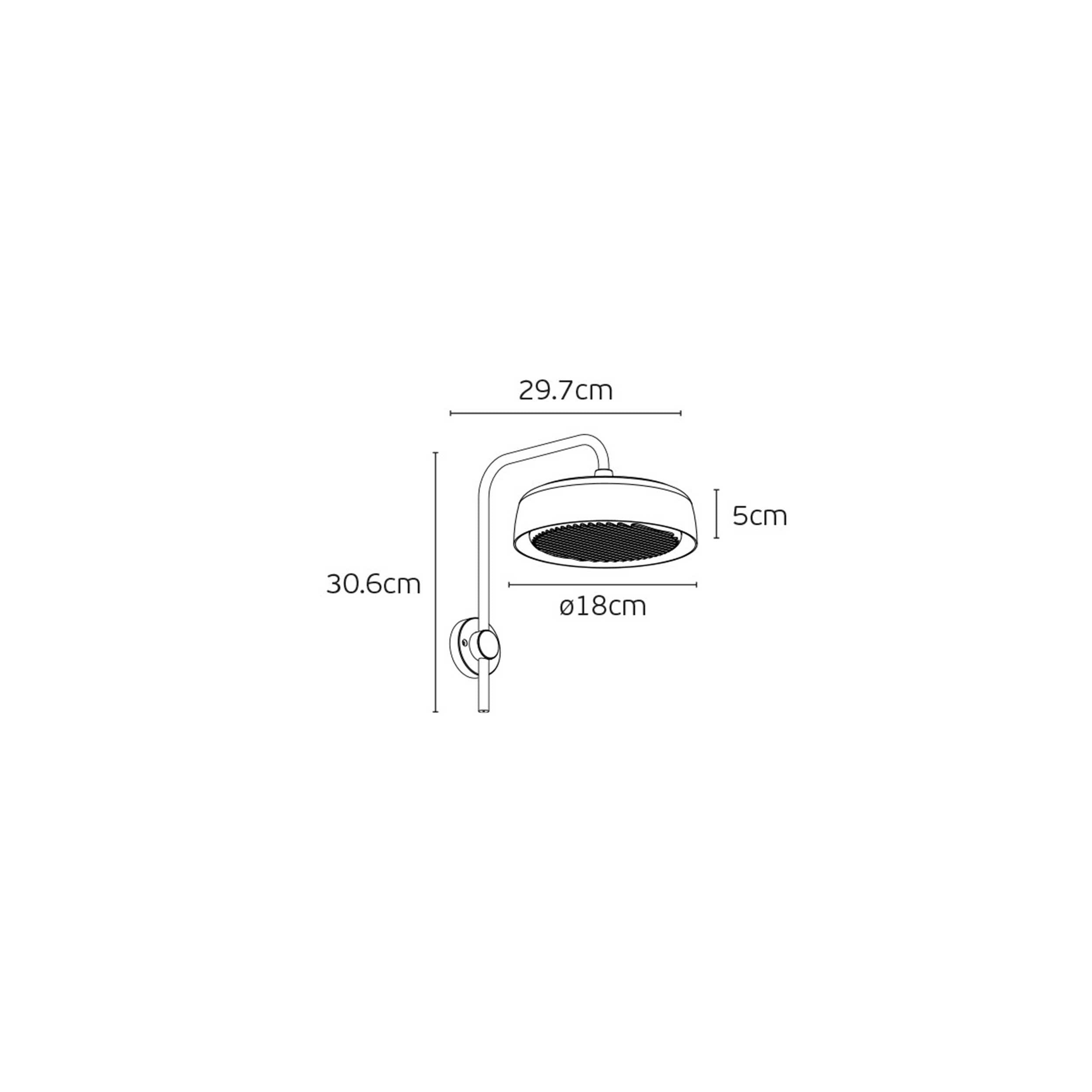 VK Light Jade LED zidna svjetiljka IP65