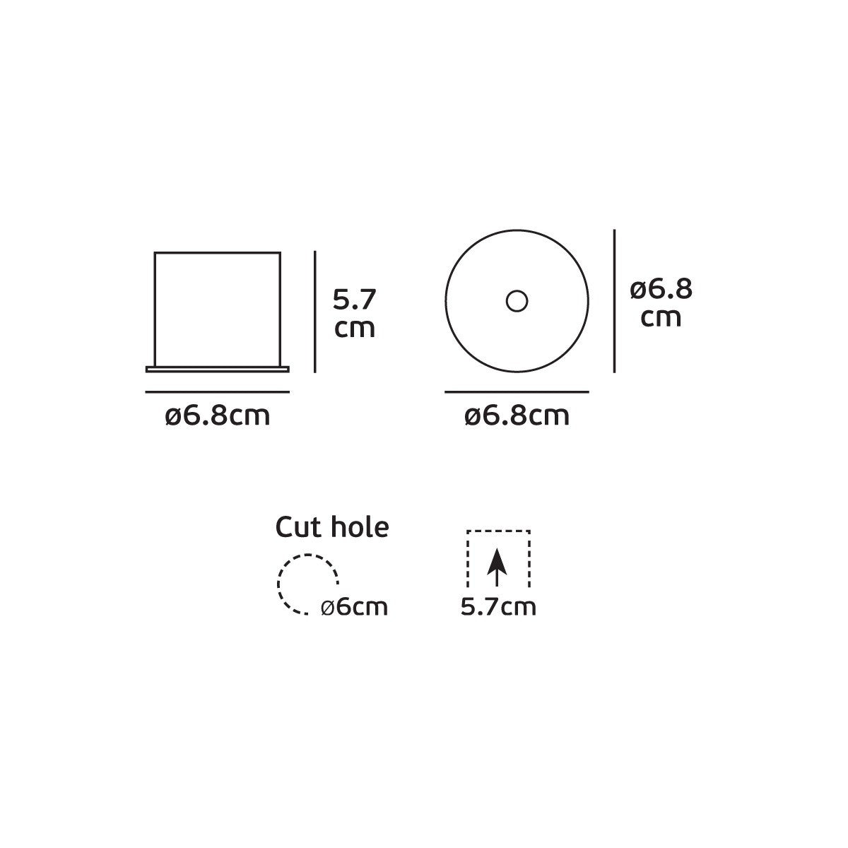 VK Light Habi LED ugradbena svjetiljka