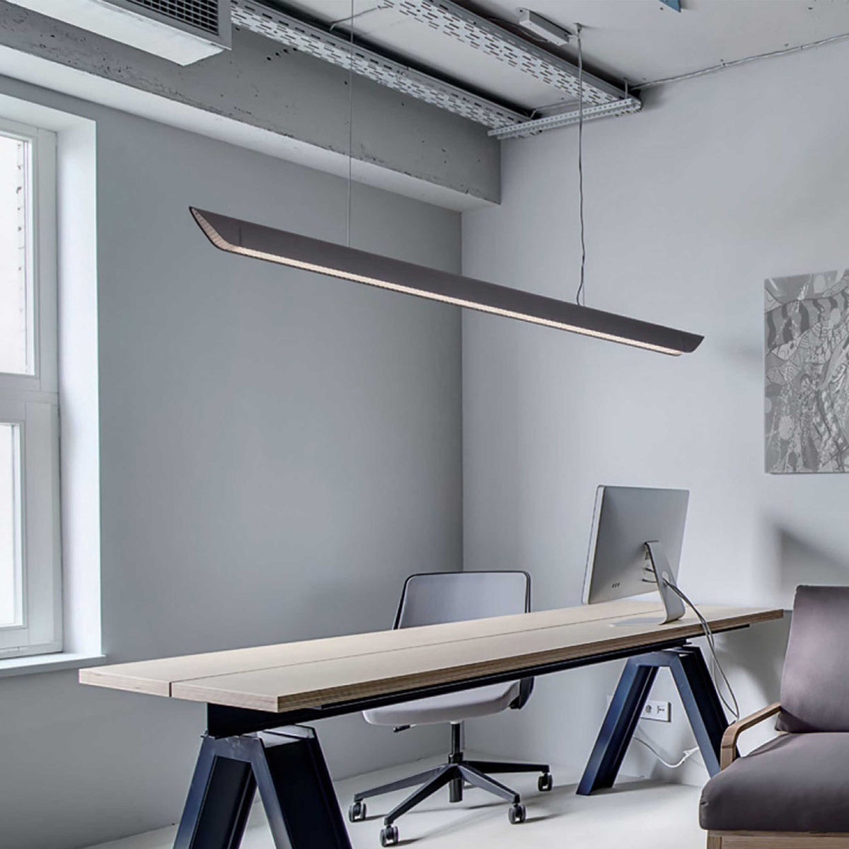 VK Light Mute Slim LED viseća akustična rasvjetna armatura
