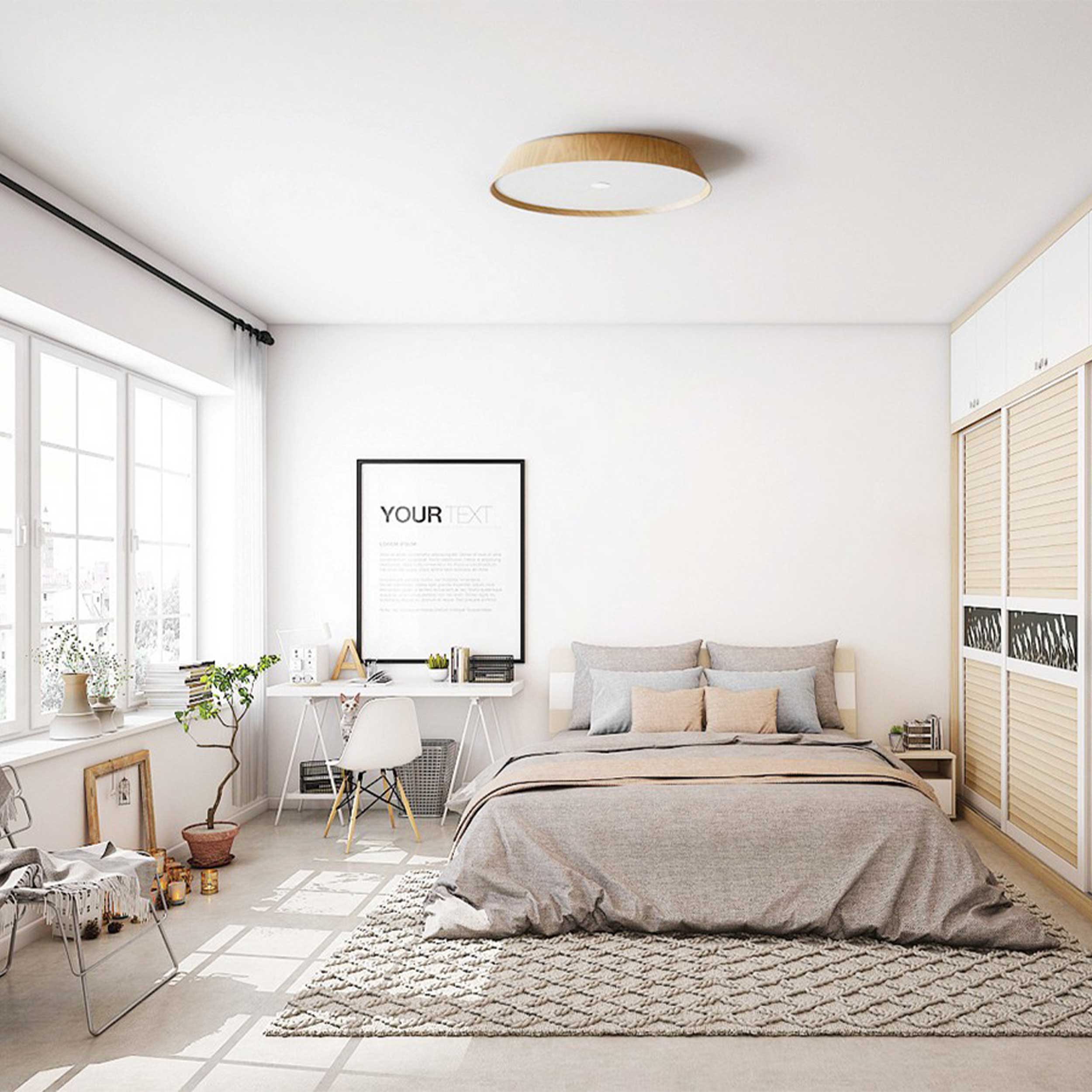 VK Light Woody LED stropna svjetiljka od drveta