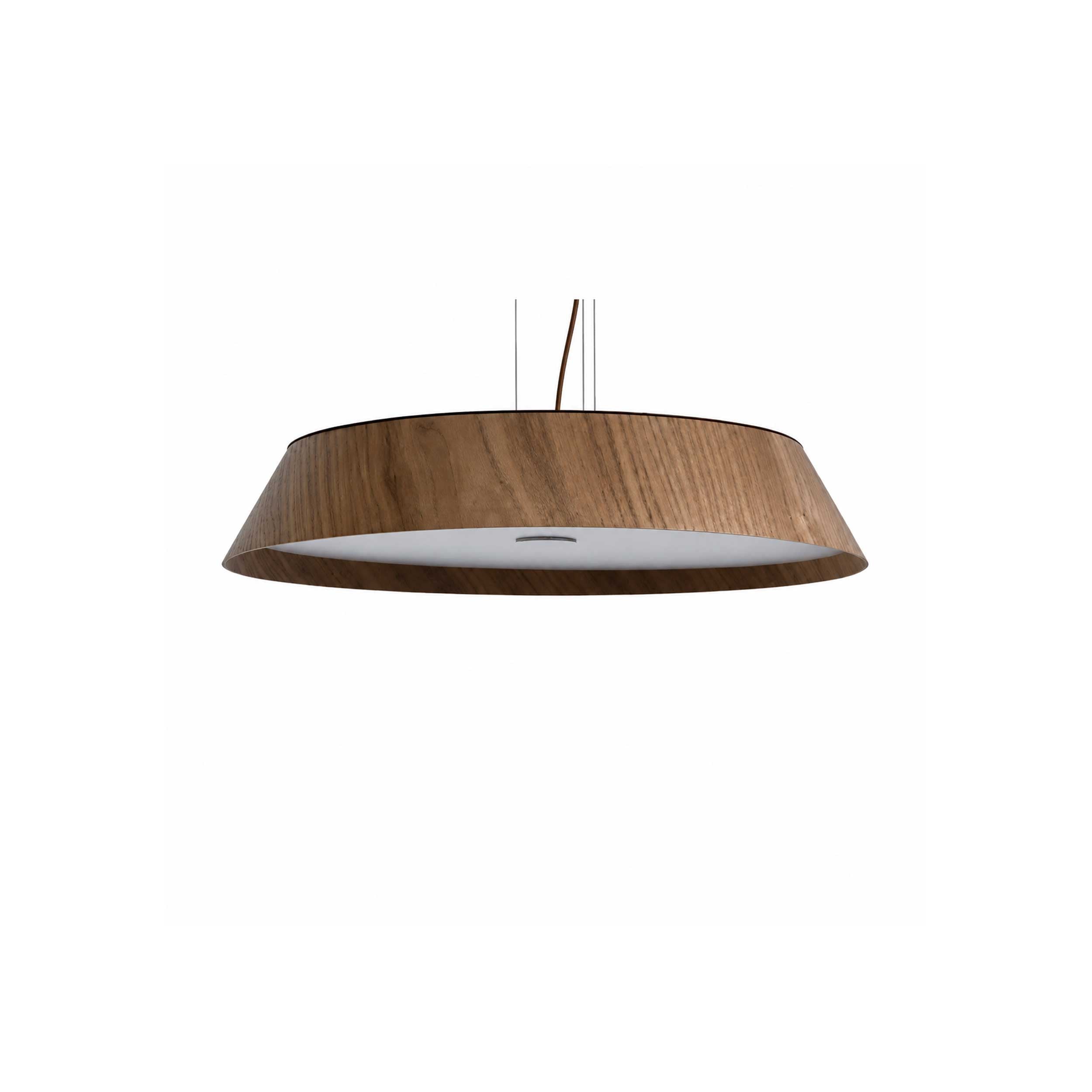 VK Light Woody LED okruglo drveno viseće svjetlo
