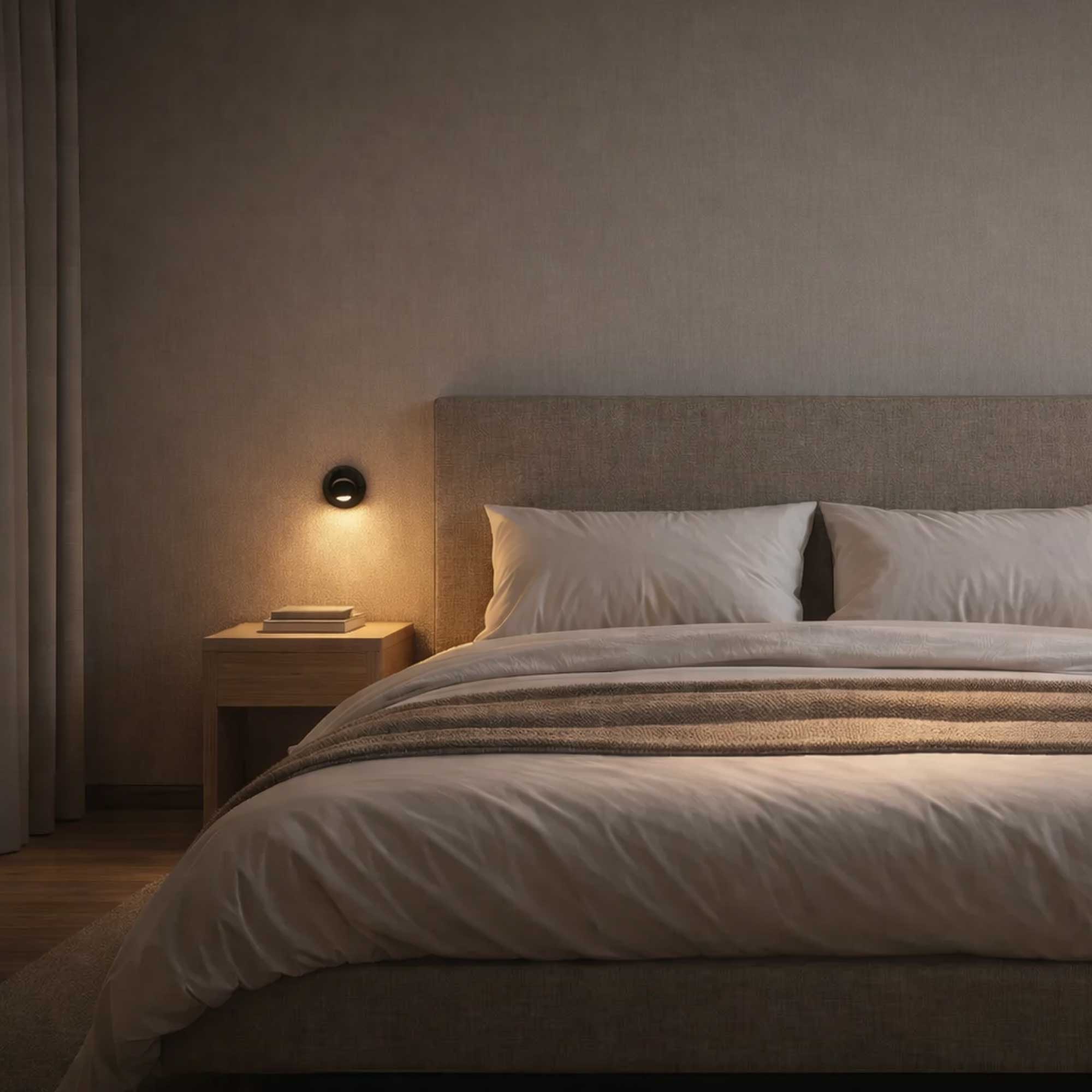 Noćna lampa za čitanje, zidna ugradbena lampa s 2 LED diode