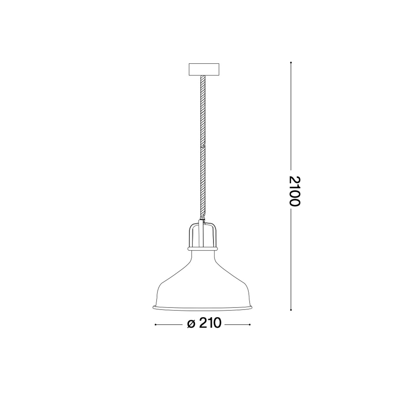 Ideal lux Eris E27 závěsné svítidlo