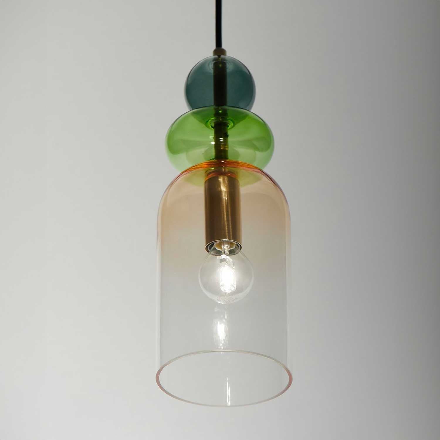 Nova Luce Murano E14 skleněné závěsné svítidlo