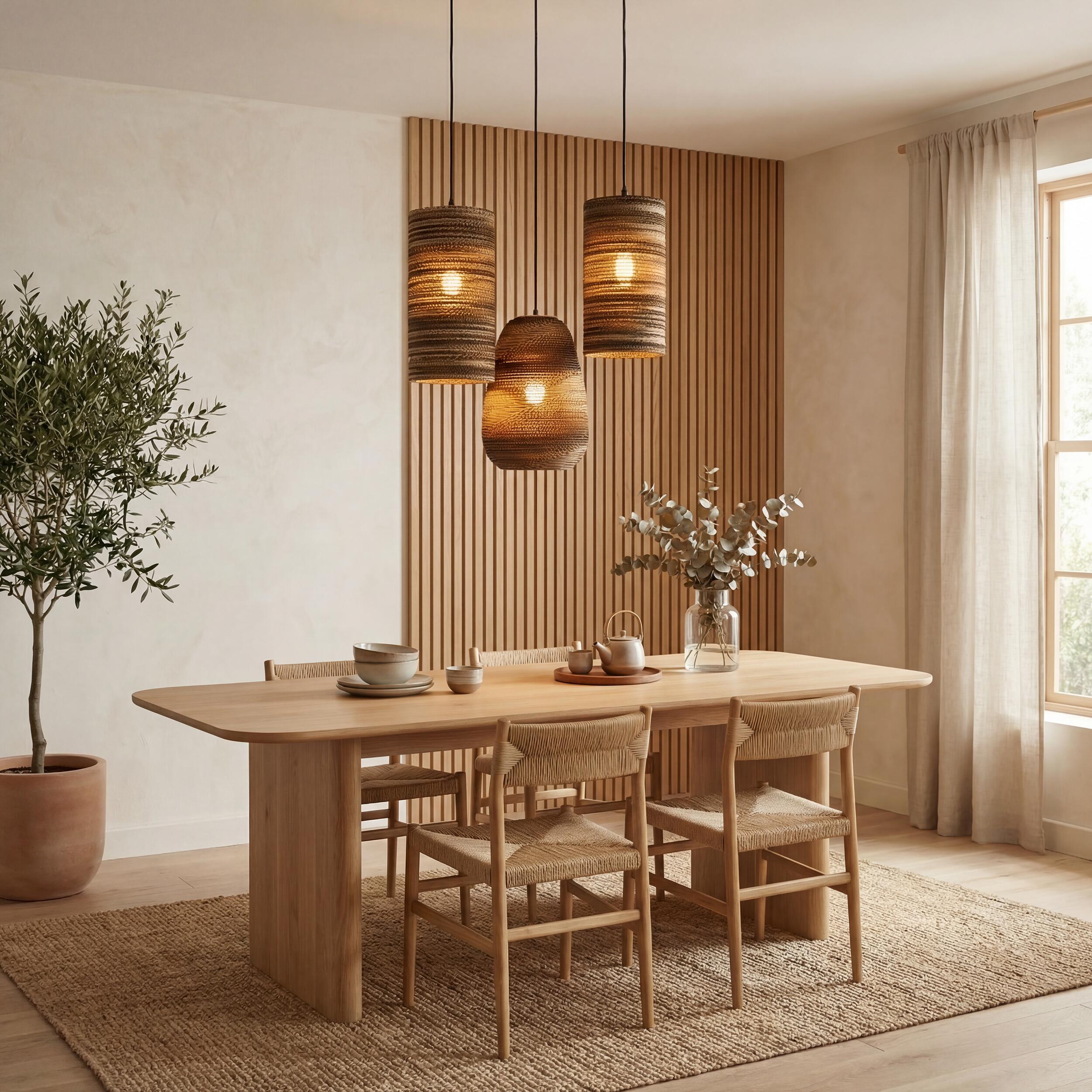 VK Light Noem E27 ovalna papirnata viseća lampa