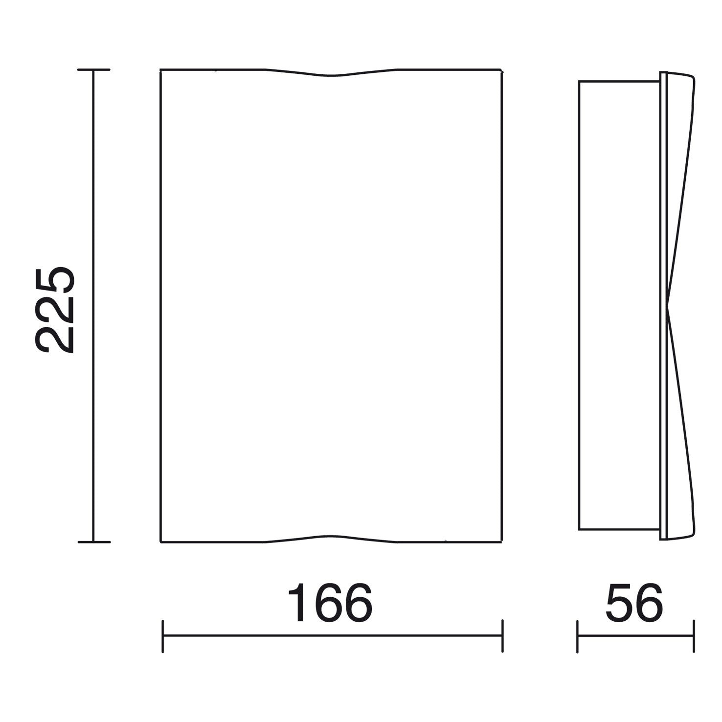 Cristher Aldiola up/down LED přisazené svítidlo bílé