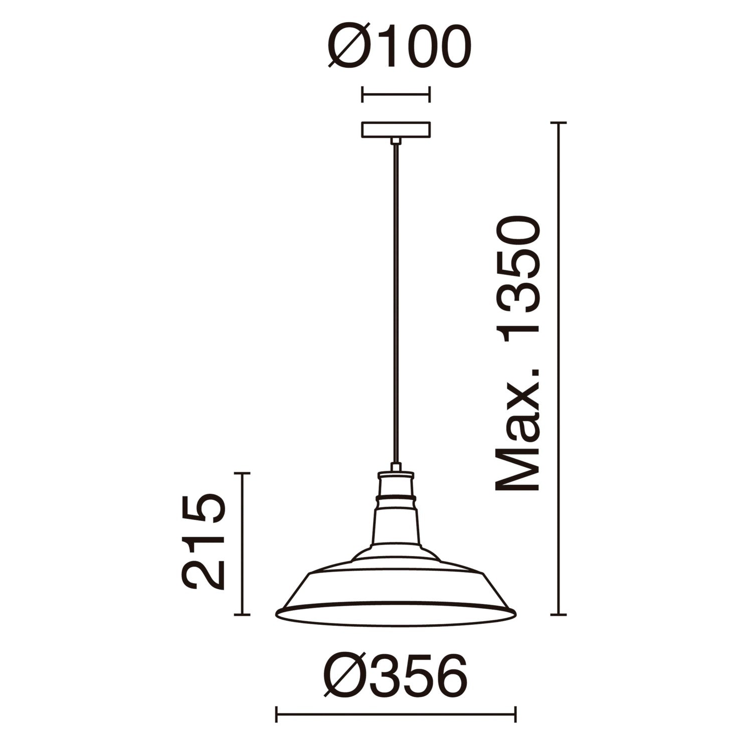 Exo Vintage Antiq E27 závěsné svítidlo