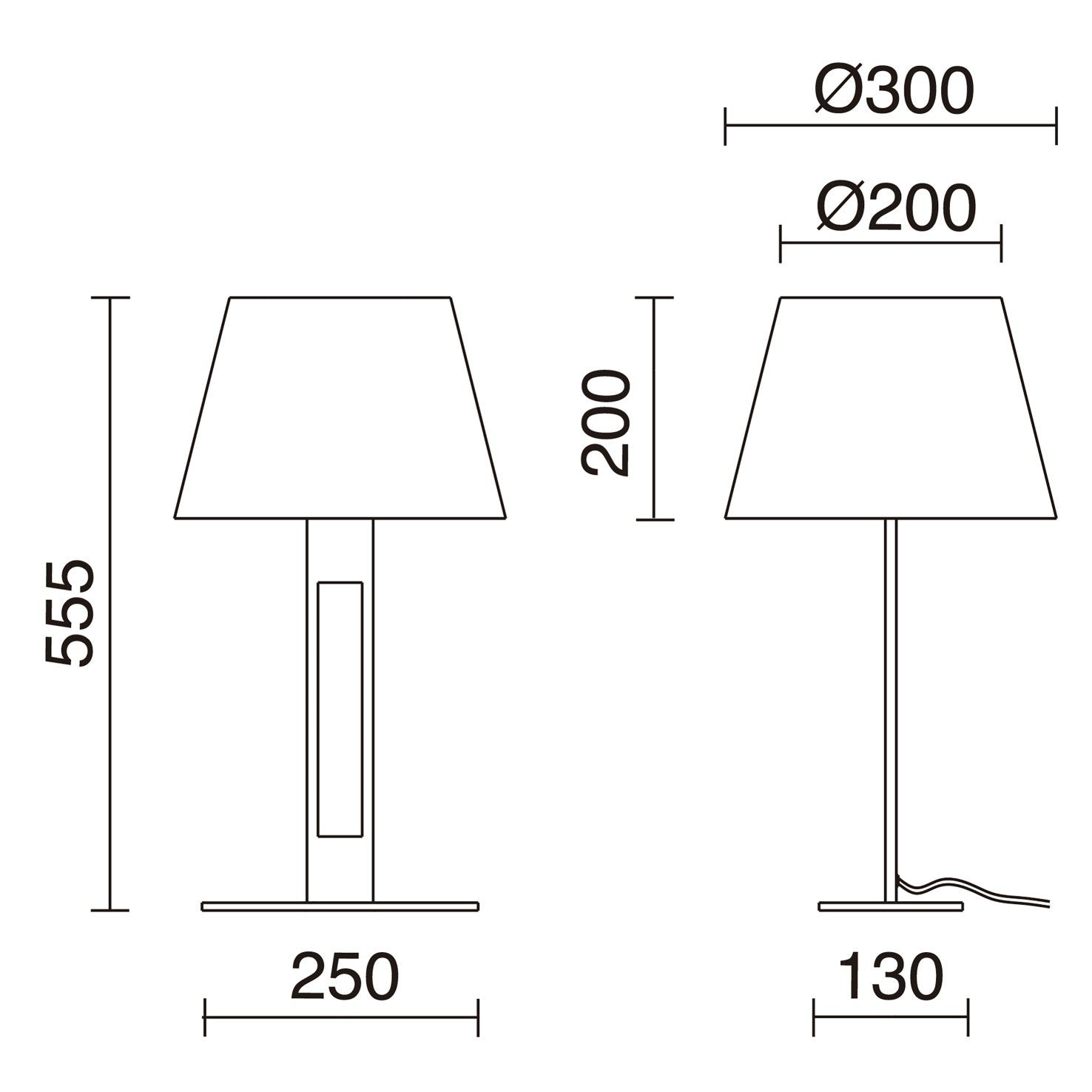 Exo Classical T E27 stolní svítidlo stříbrné