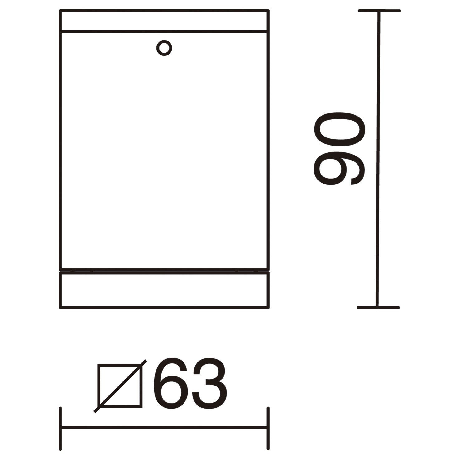 Dopo Cub C GU10 přisazené svítidlo šedé