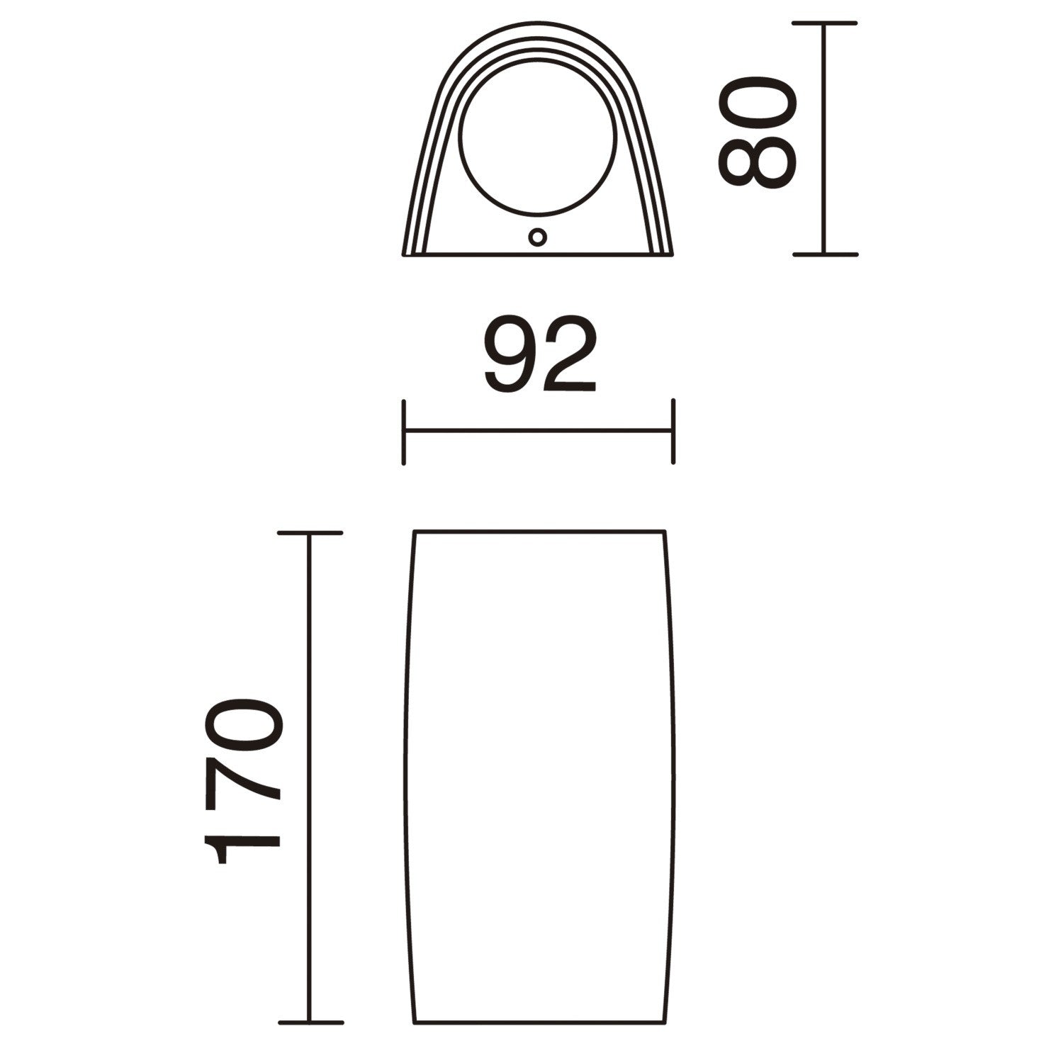 Dopo Estel GU10 LED přisazené svítidlo bílé