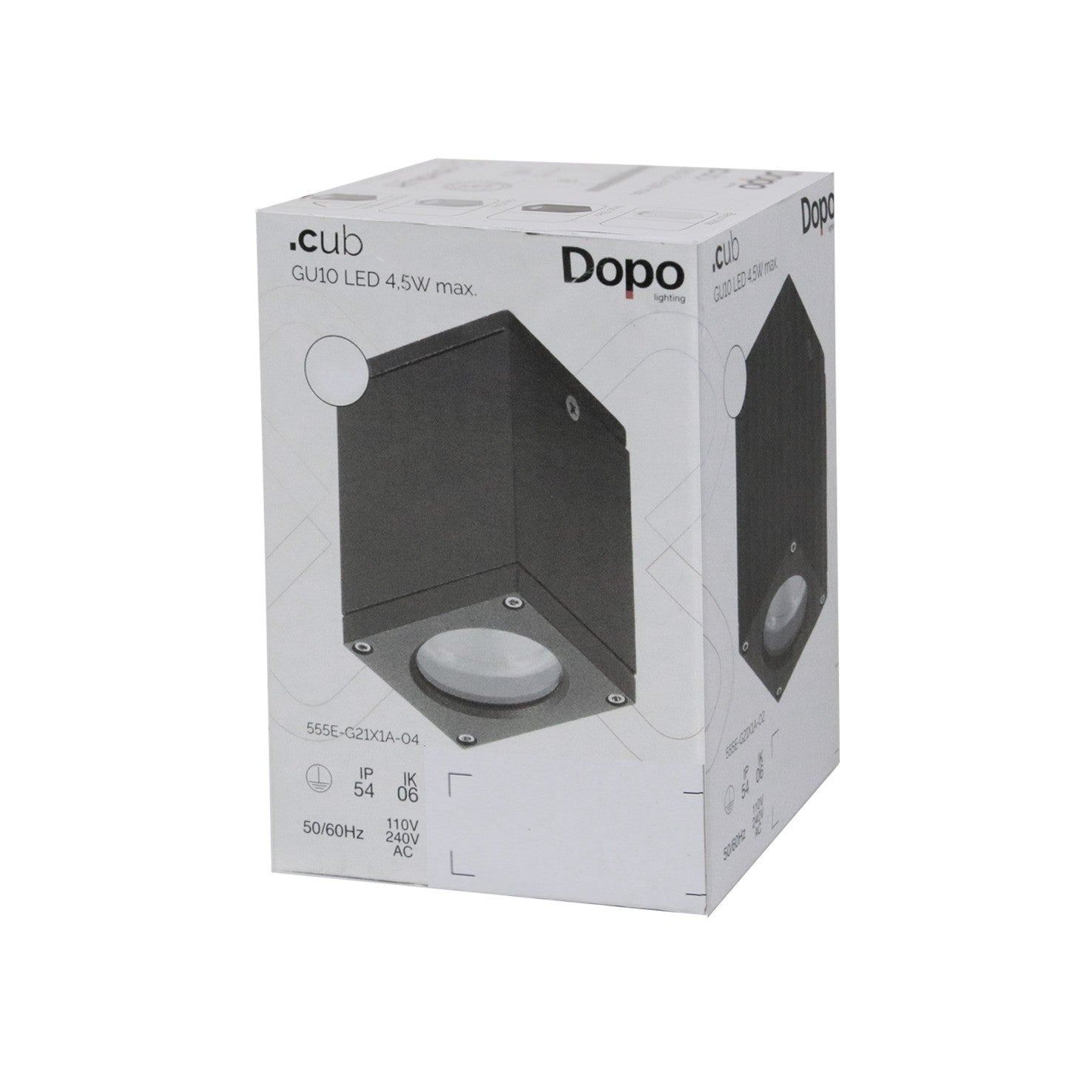 Dopo Cub C GU10 přisazené svítidlo antracitové