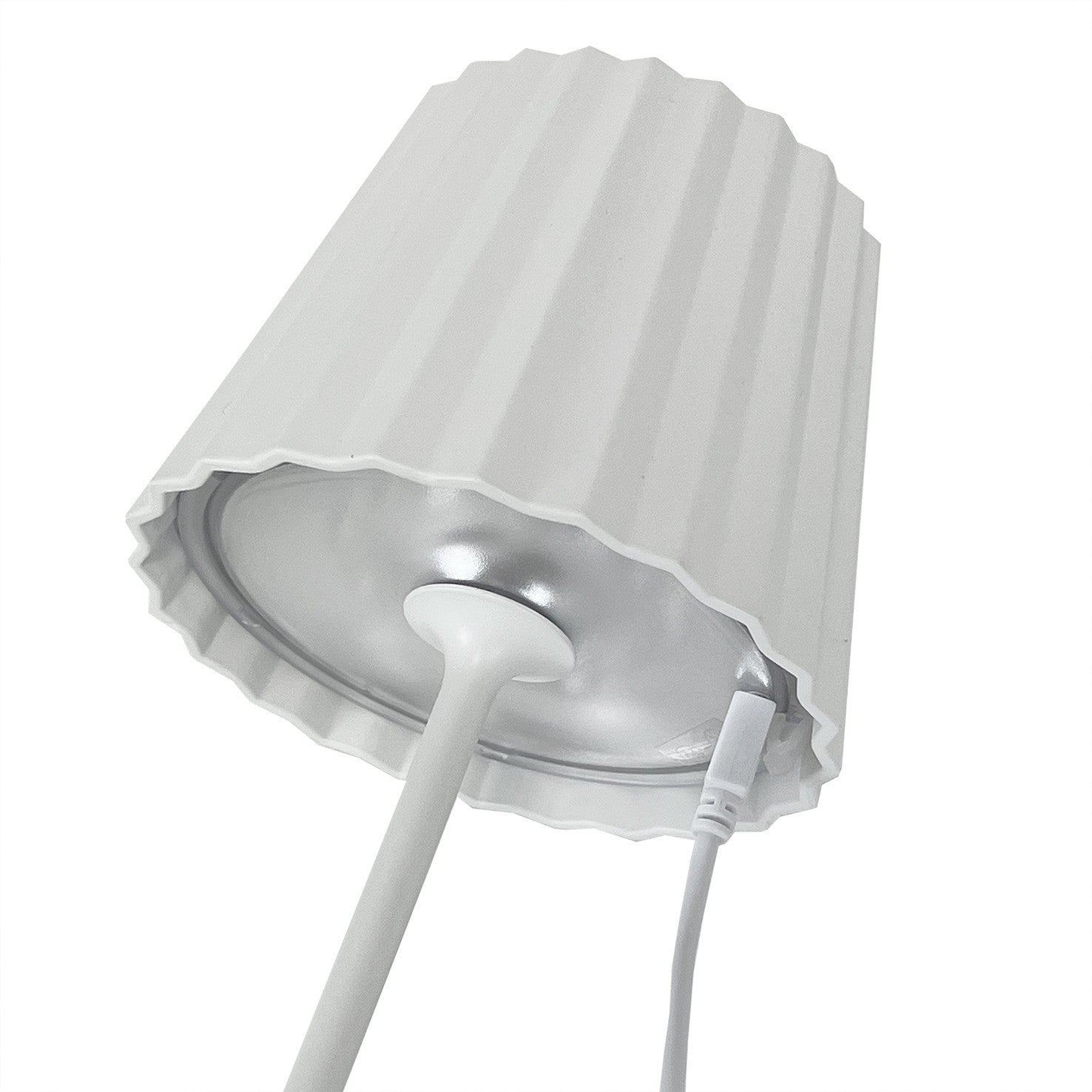 Dopo Litta Round LED přenosná lampa bílá