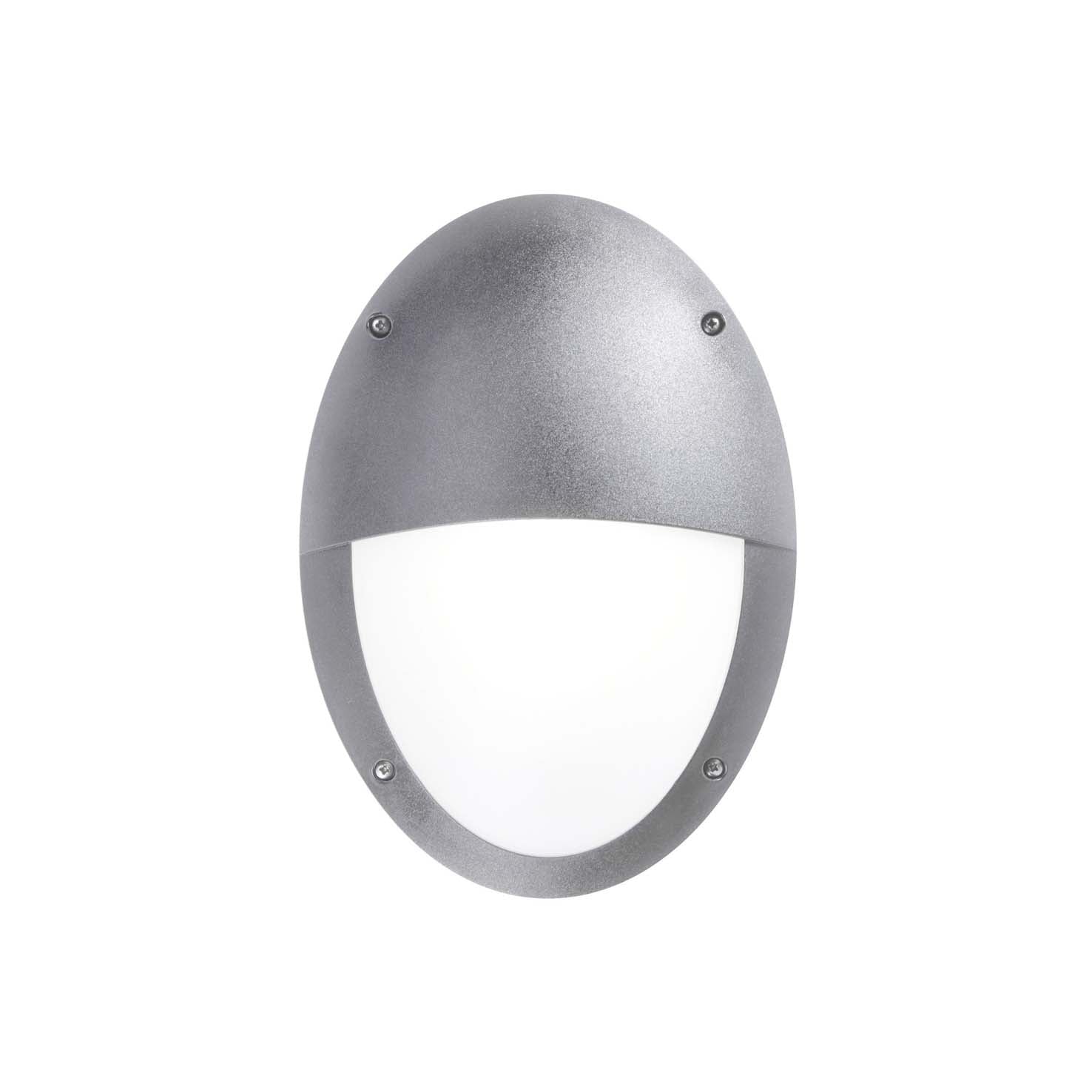 Dopo Teia W hood E27 přisazené svítidlo šedé