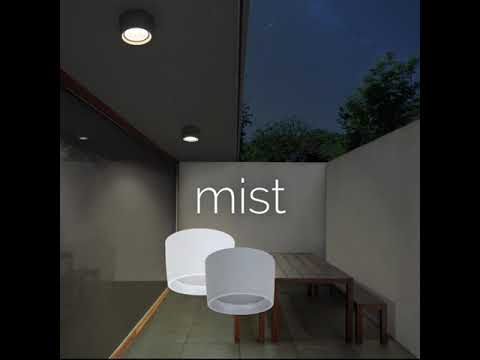 Učitaj video: Dopo Mist GX53 přisazené svítidlo bílé