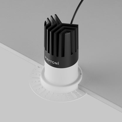 Maytoni Dip LED 50° ugradbena kružna svjetiljka za dolje, bijela