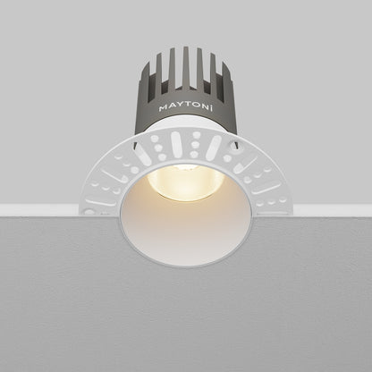 Maytoni Dip LED 50° ugradbena kružna svjetiljka za dolje, bijela