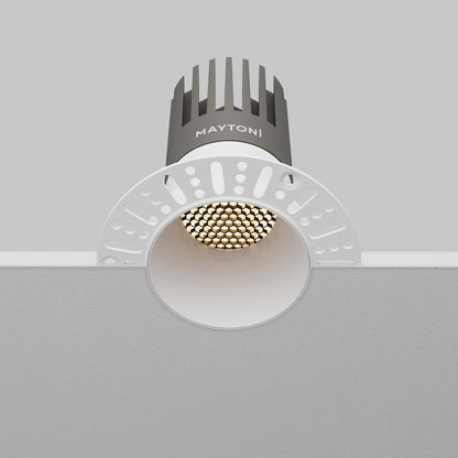 Maytoni Dip LED 50° ugradbena kružna svjetiljka za dolje, bijela