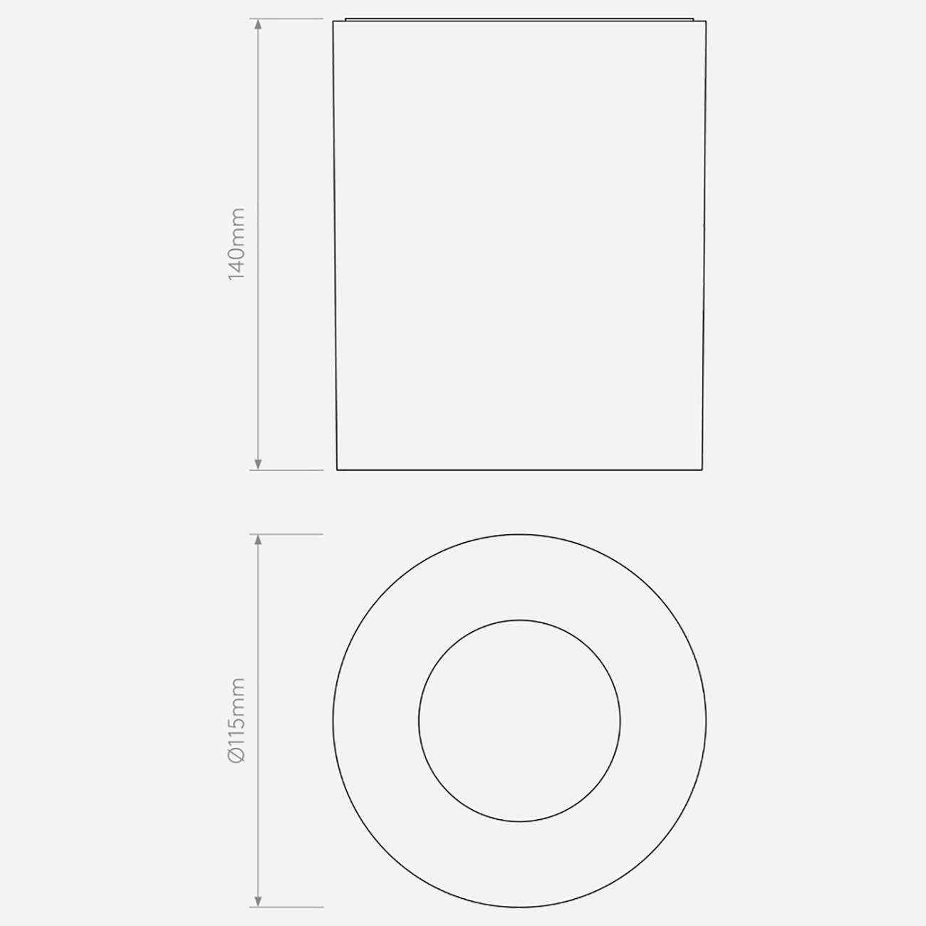 Astro Kos LED kulaté přisazené svítidlo IP65