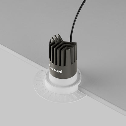 Maytoni Dip LED 50° ugradbena kružna svjetiljka za dolje, bijela