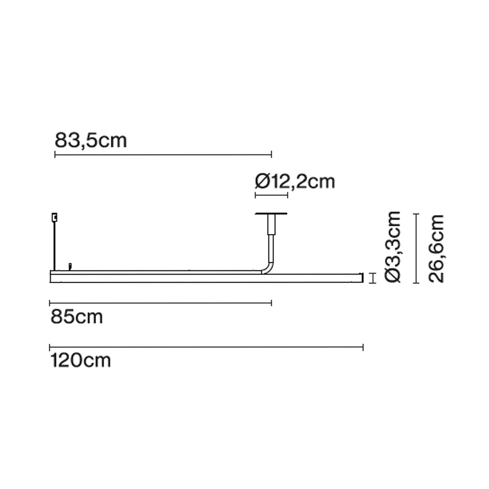 Marset Ambrosia Pro LED RSC 120/180 linearna viseća svjetiljka