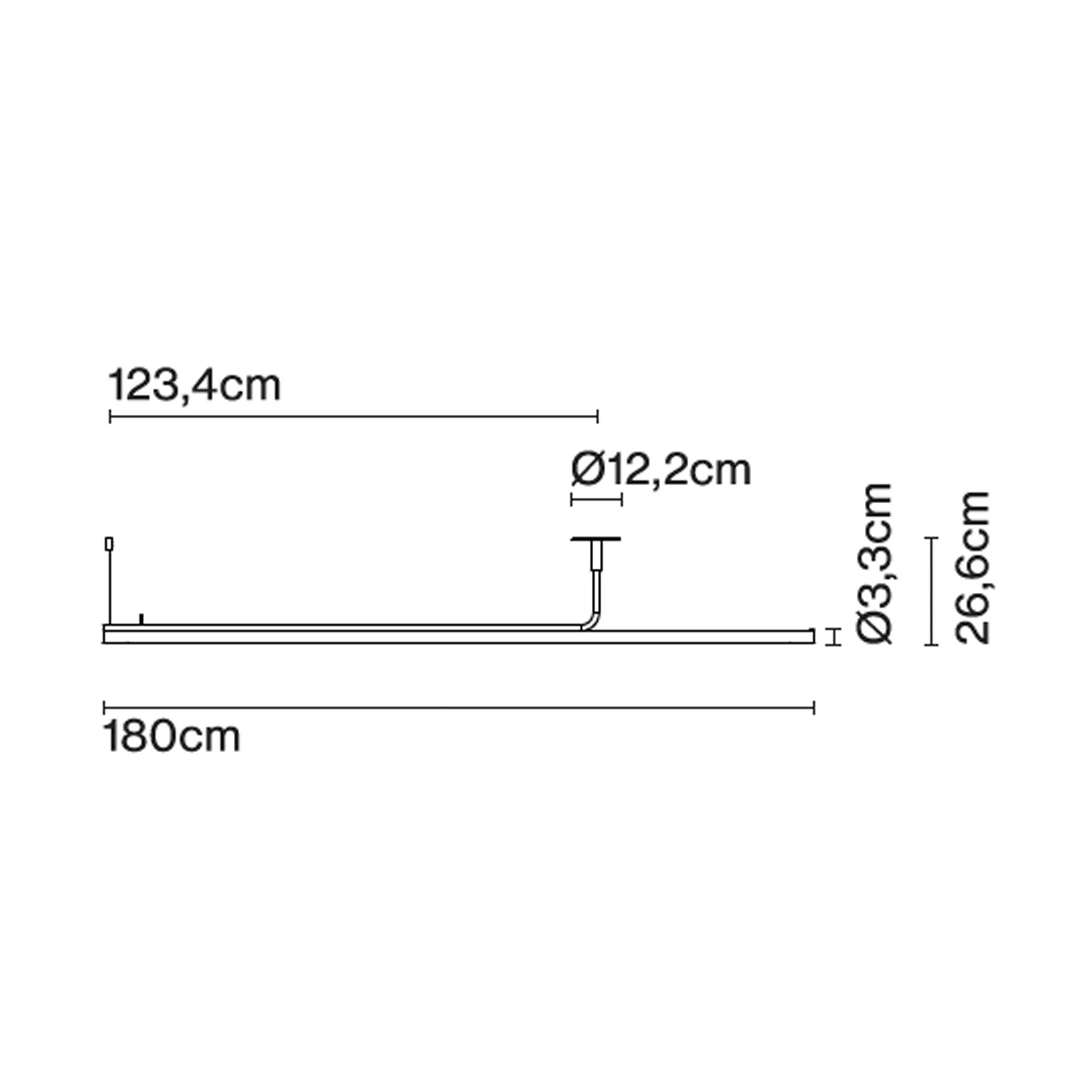 Marset Ambrosia Pro LED RSC 120/180 linearna viseća svjetiljka