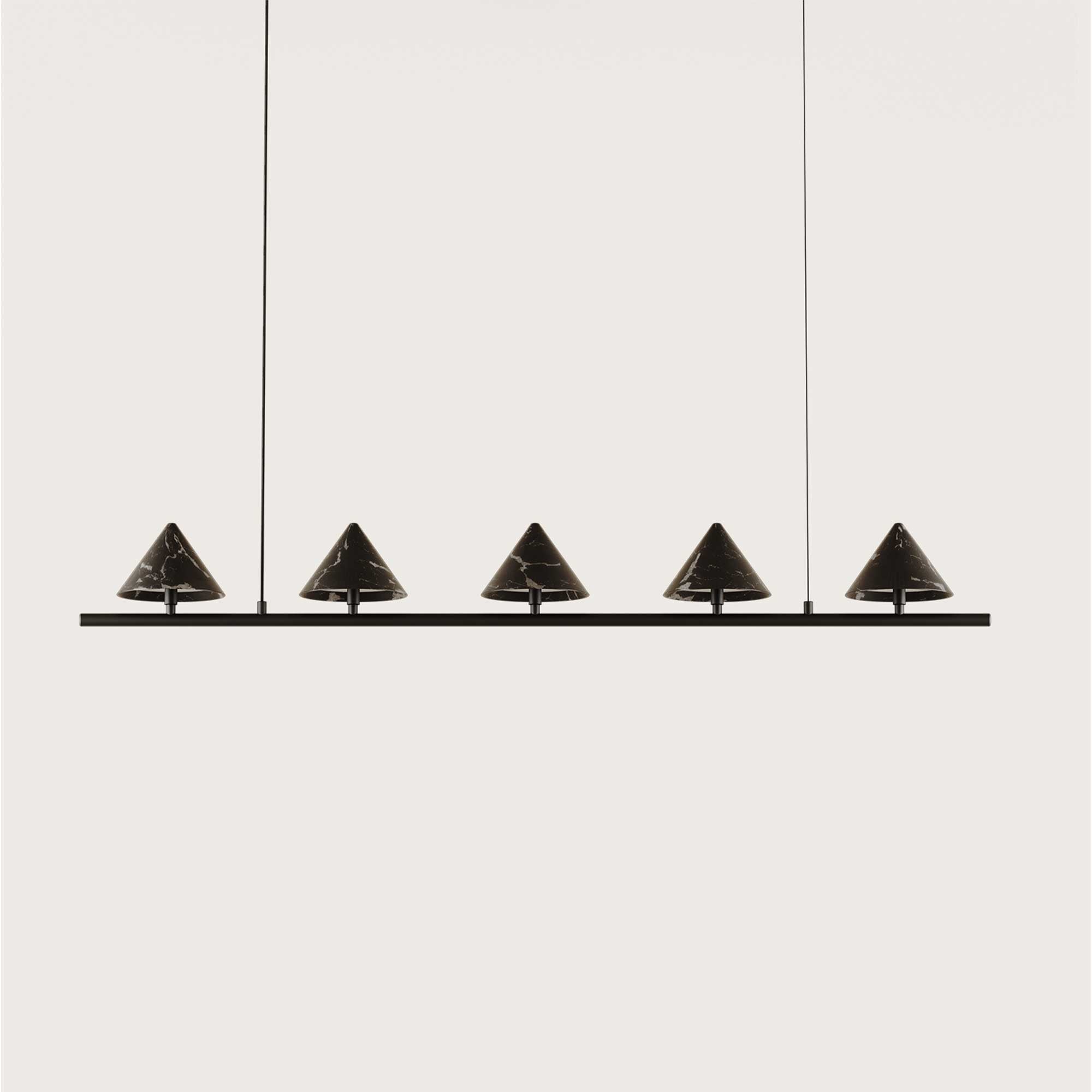 Aromas Anza LED mramorové závěsné svítidlo lustr