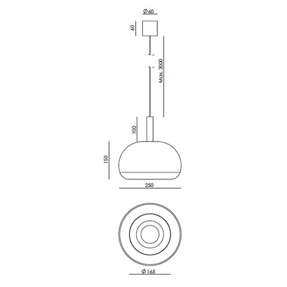 Aromas Cloud G9 závěsné svítidlo