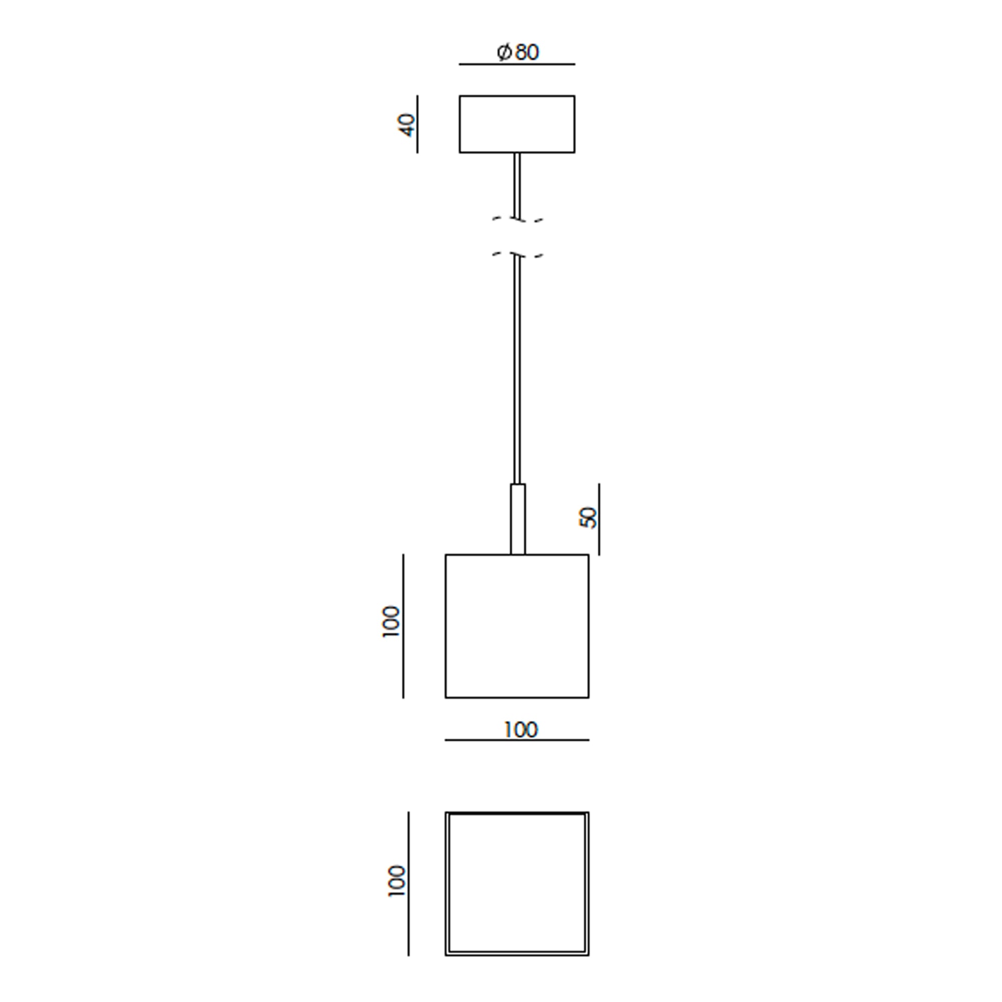 Aromas Cubic G9 závěsné alabastrové svítidlo