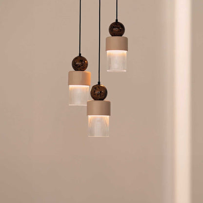 Aromas Glamm LED závěsné keramické svítidlo