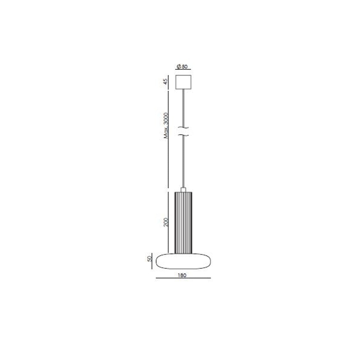 <i data-tl='DDB311AB'>Aromas Hulo GU10 viseća svjetiljka
