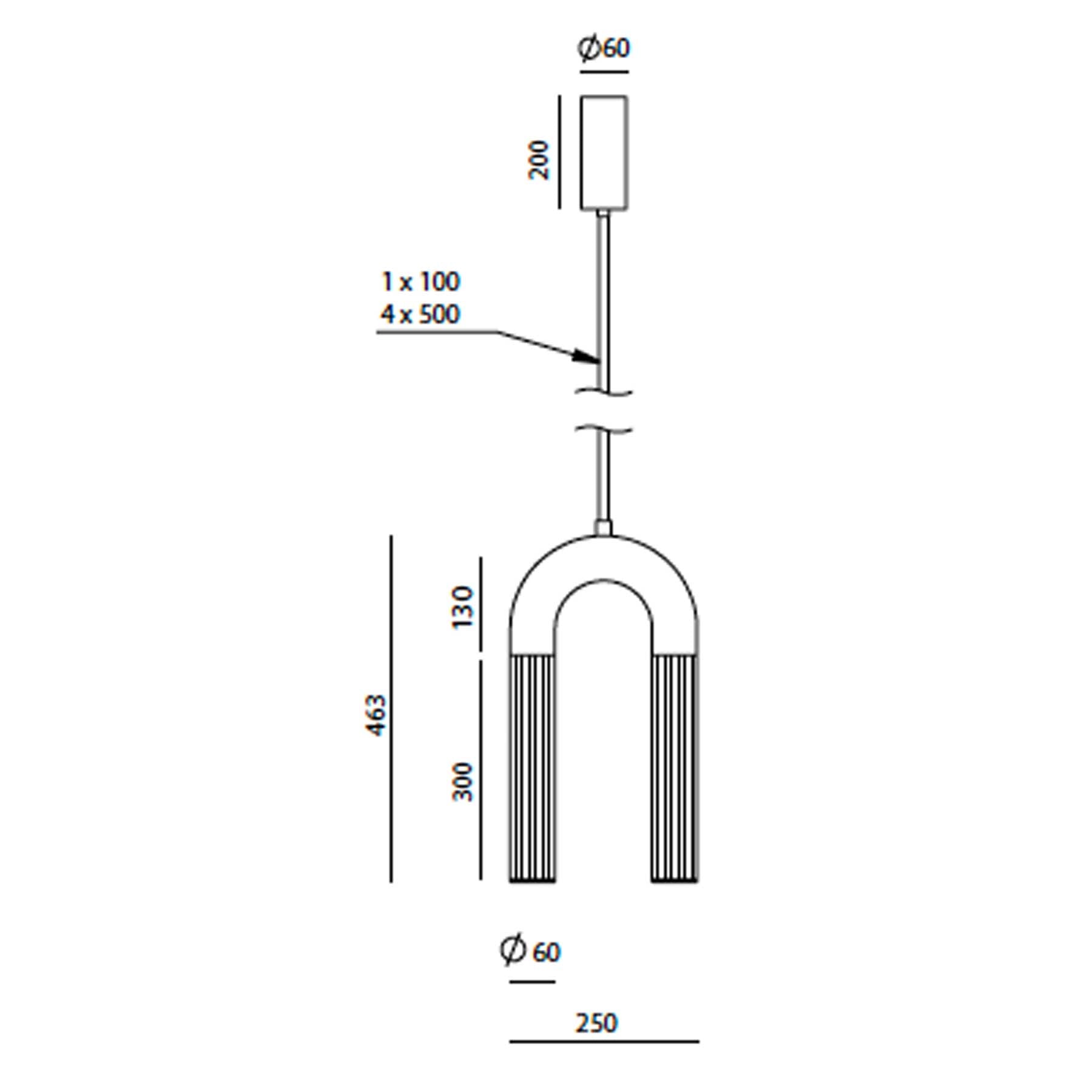 Aromas Iman LED závěsné svítidlo