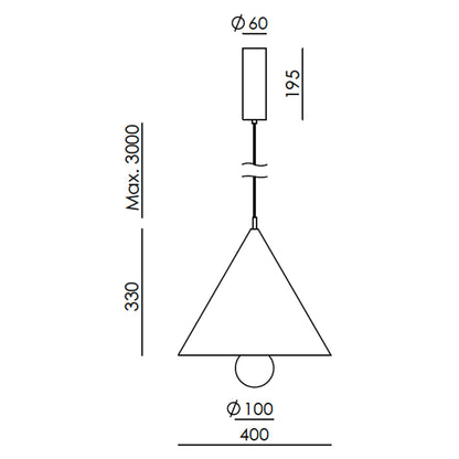 Aromas Marg LED závěsné svítidlo