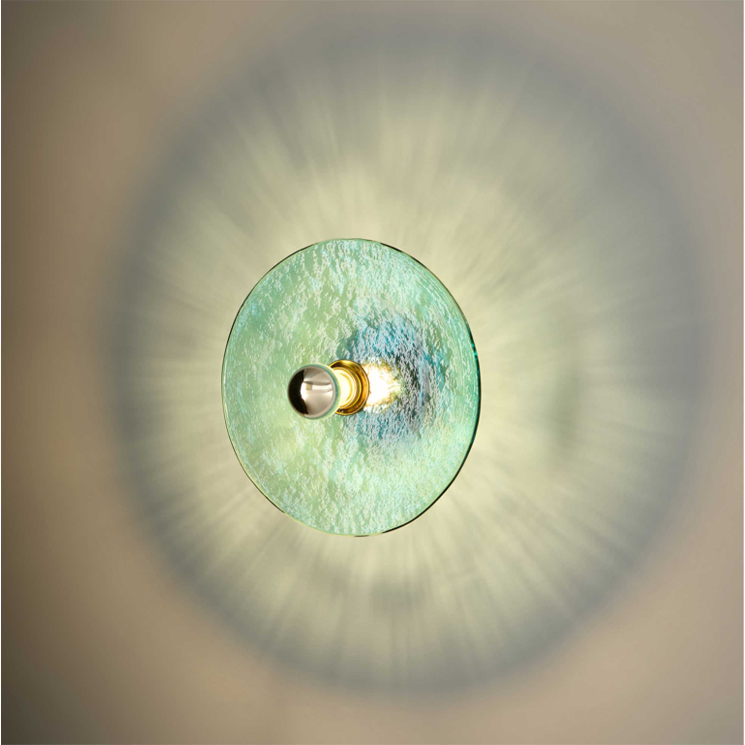 Aromas Nold E27 staklena zidna svjetiljka