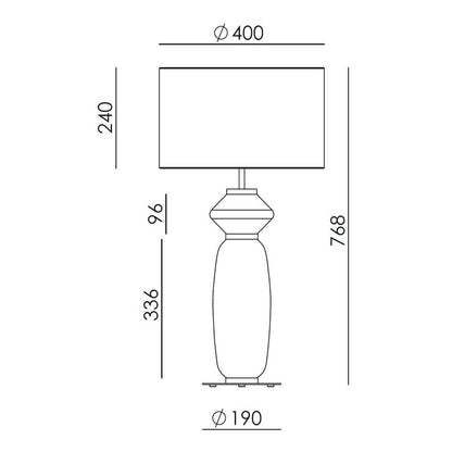 Aromas Papi E27 stolní svítidlo