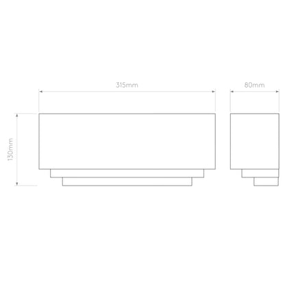 Astro Amalfi 315 E27 nástěnné svítidlo