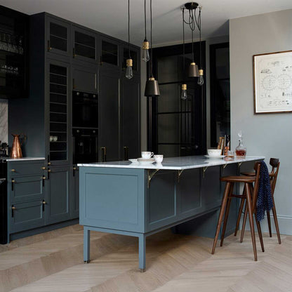 Buster & Punch HOOKED Mix E27 grafitové závěsné svítidlo